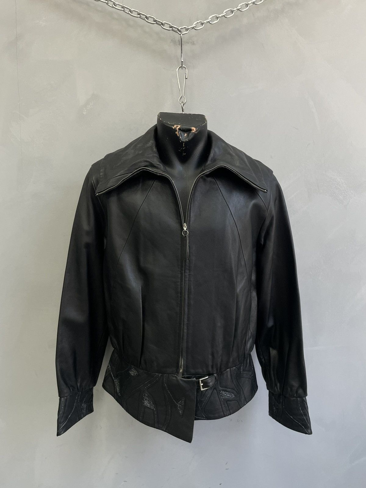 h.naoto rockers h baby coated zip JK Y2K