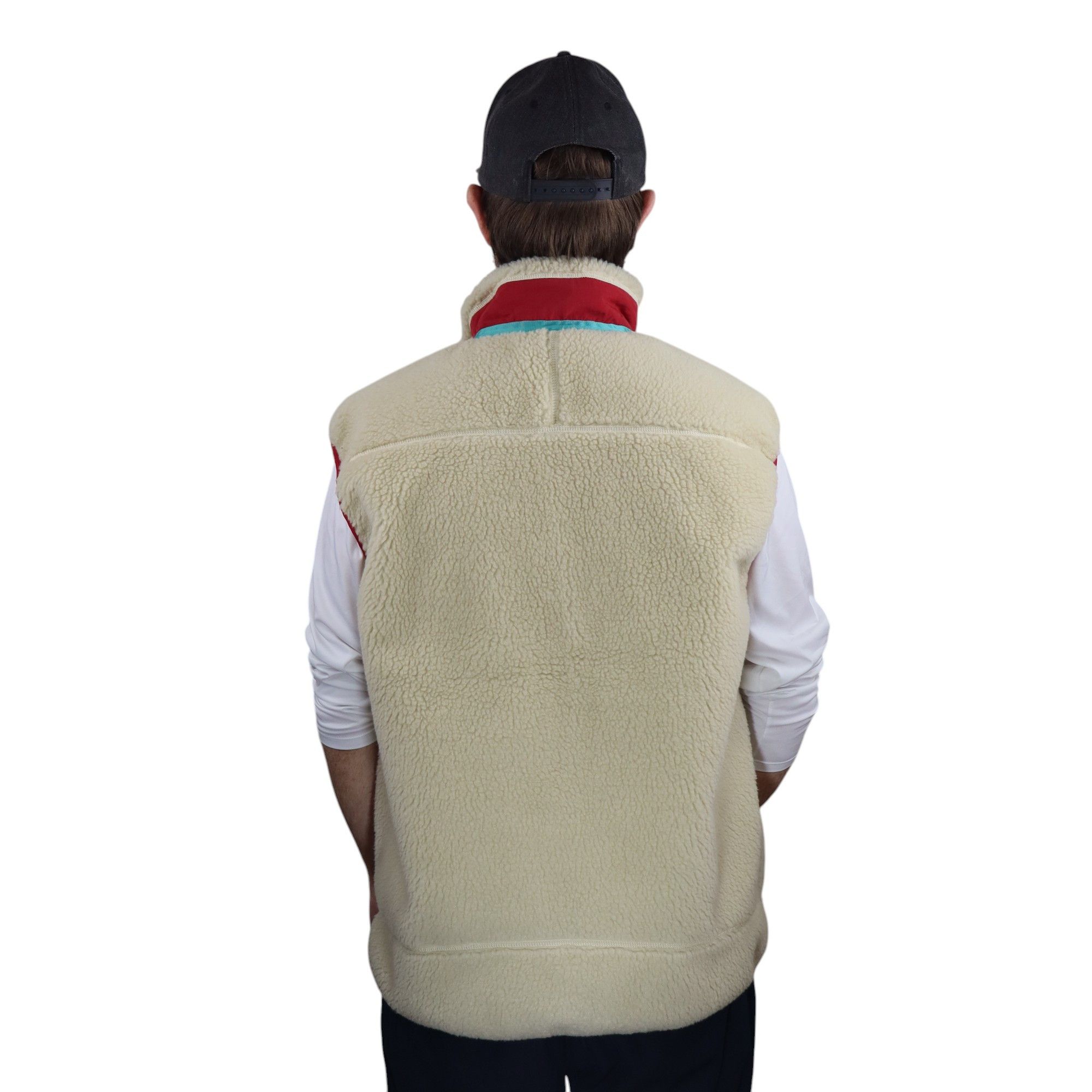 Carhartt × Patagonia × Supreme New Vintage Patagonia Deep Pile Retro X Fleece Vest Oatmeal Size US XL / EU 56 / 4 - 3 Thumbnail