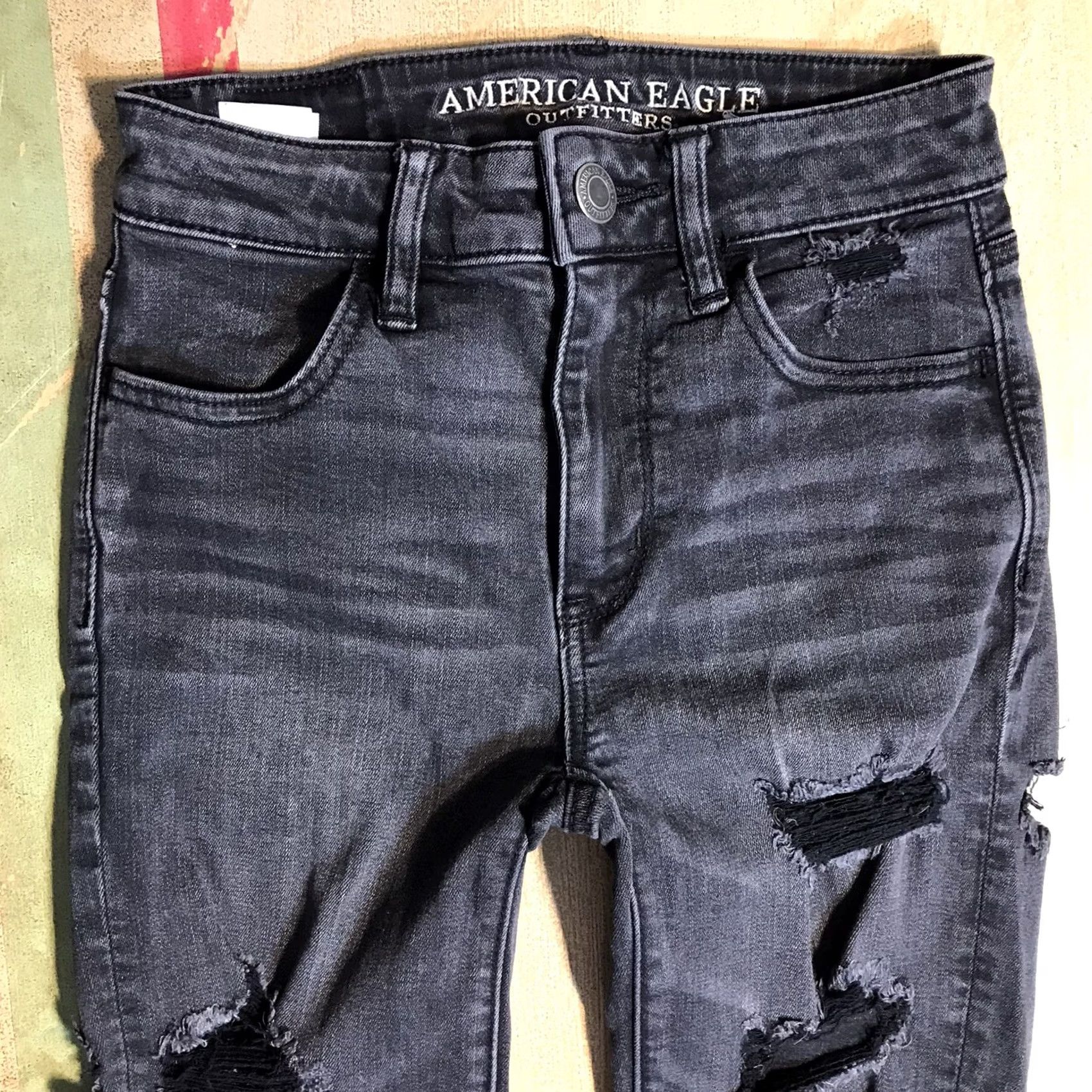 American Eagle Outfitters American Eagle Outfitters Jegging Jeans Shirt? Size 24" / US 00 / IT 34 - 3 Thumbnail
