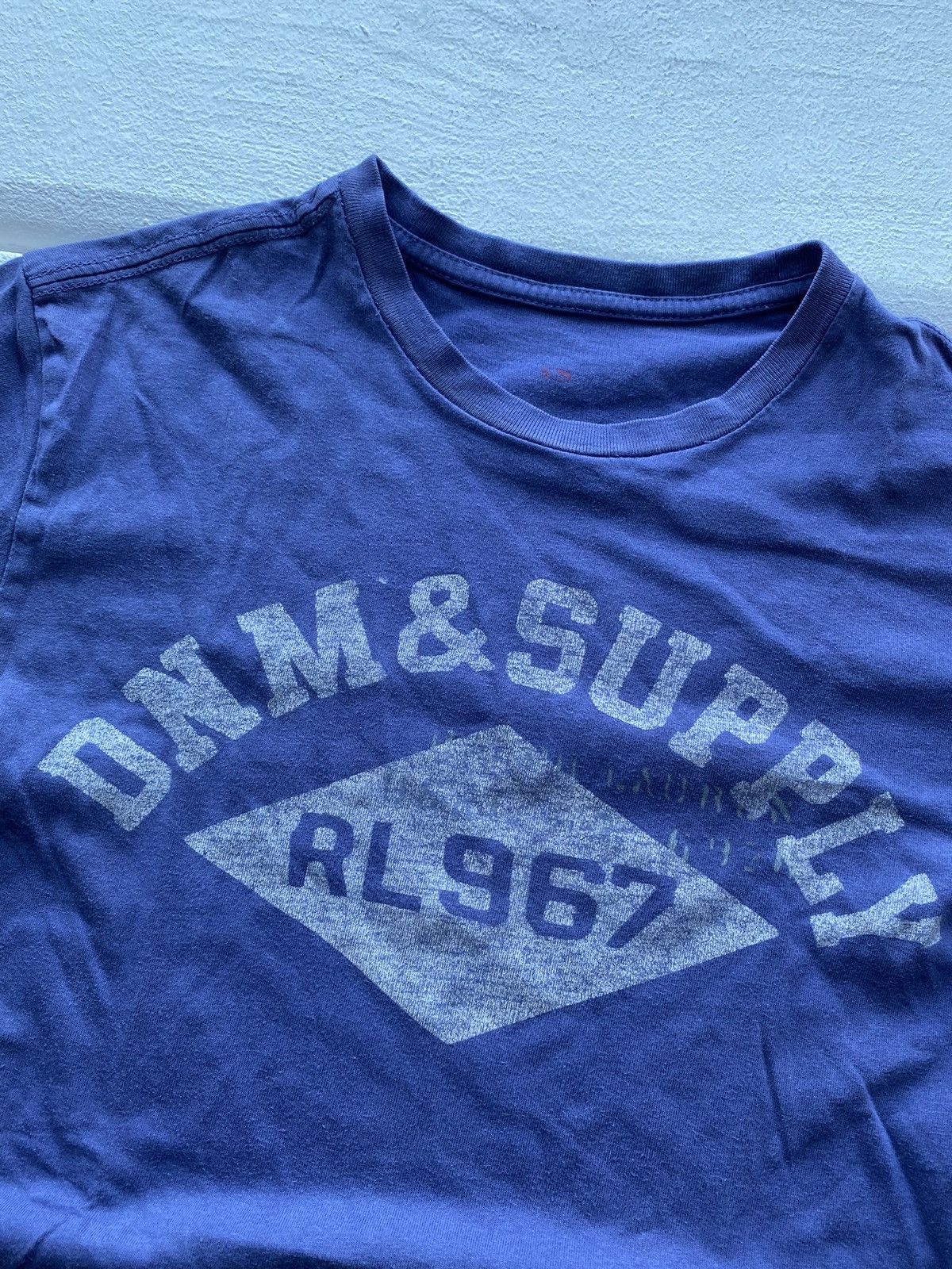 Denim & Supply Ralph Lauren × Vintage Vntg Denim Supply Ralph Lauren Sun Faded Washed Blue T Shirt Size US XS / EU 42 / 0 - 2 Thumbnail