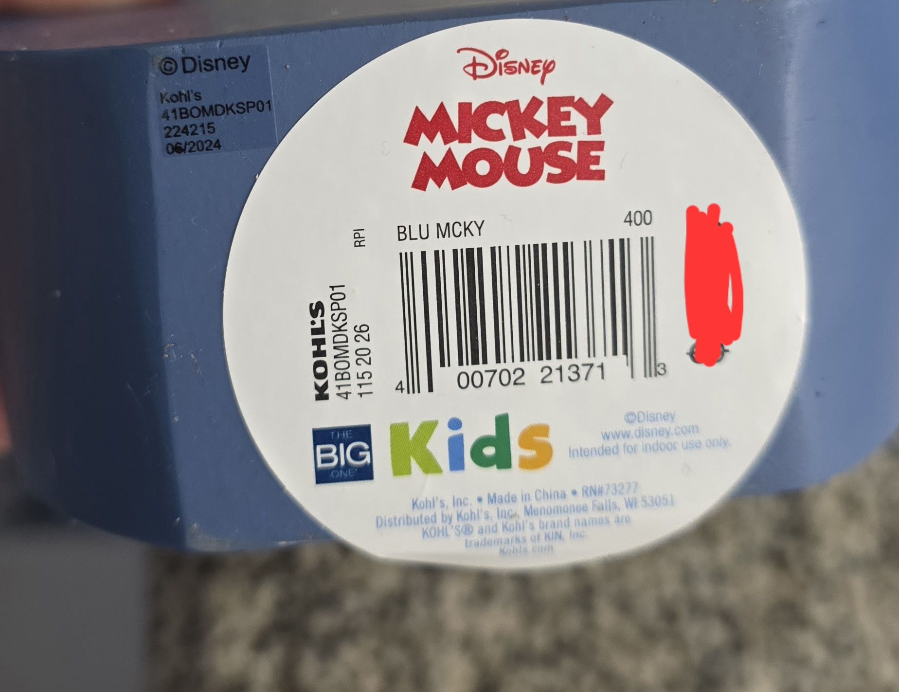 Disney NWT Disney Mickey Mouse Soap Pump by The Big One Blue Size ONE SIZE - 5 Thumbnail