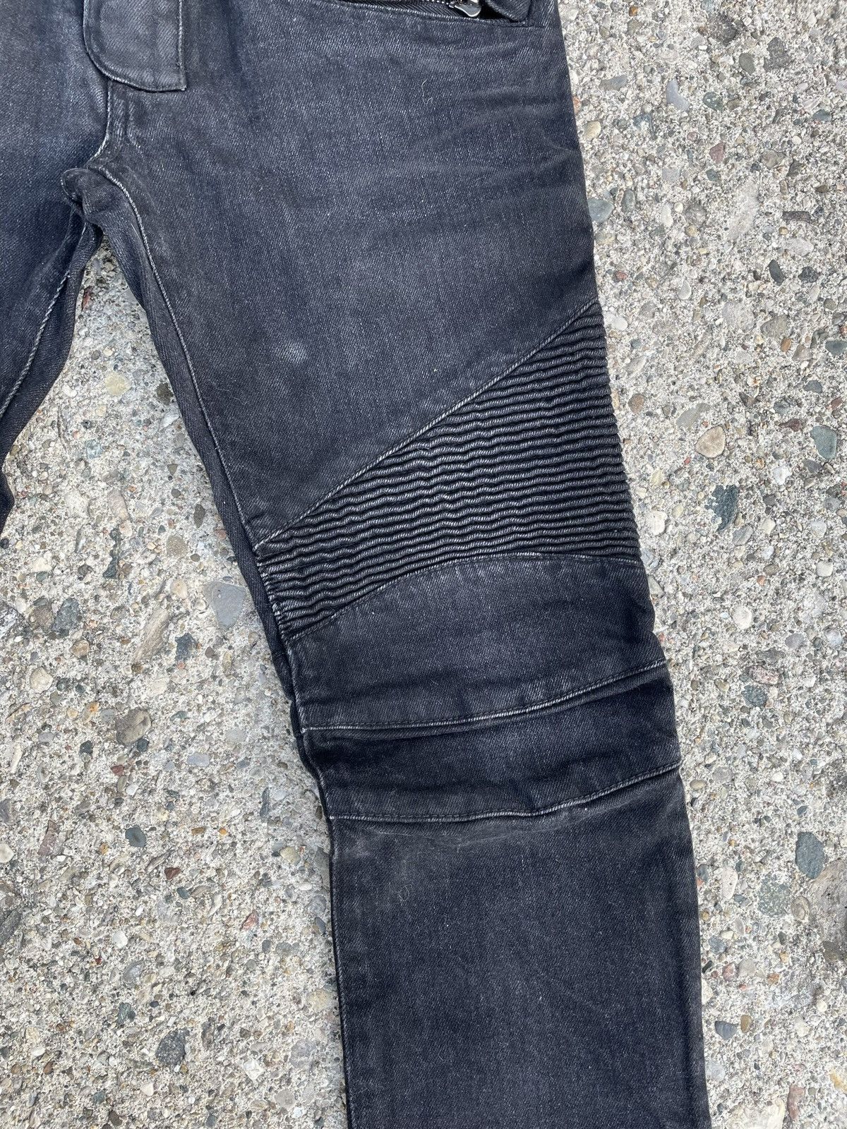 Balmain Balmain Moto Jeans Size US 29 - 4 Thumbnail