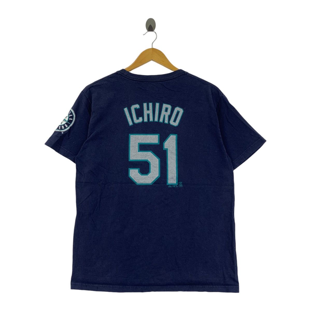 MLB Vintage MLB SEATTLE MARINERS Ichiro Tee Shirt Size US XL / EU 56 / 4 - 4 Thumbnail