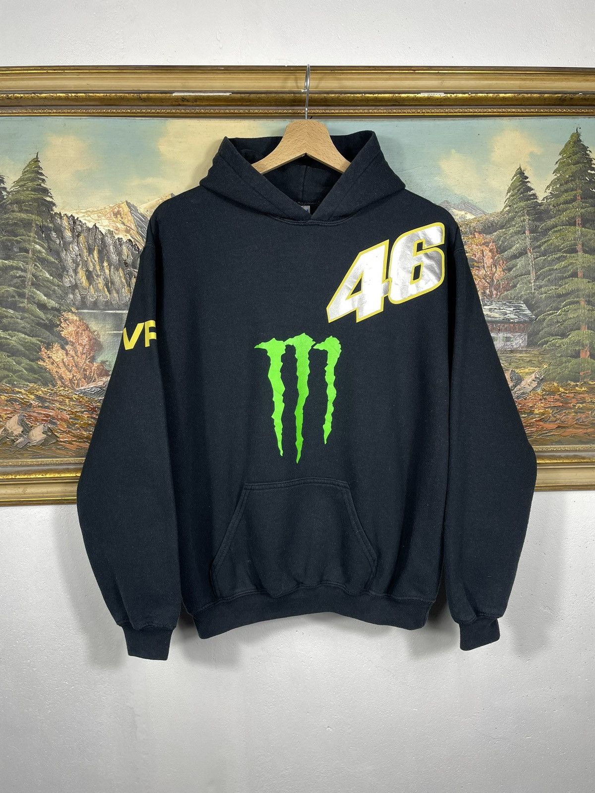 Vintage Monster Energy Drink Black 46 Retro y2k Hoodie Size US S / EU 44-46 / 1 - 1 Thumbnail