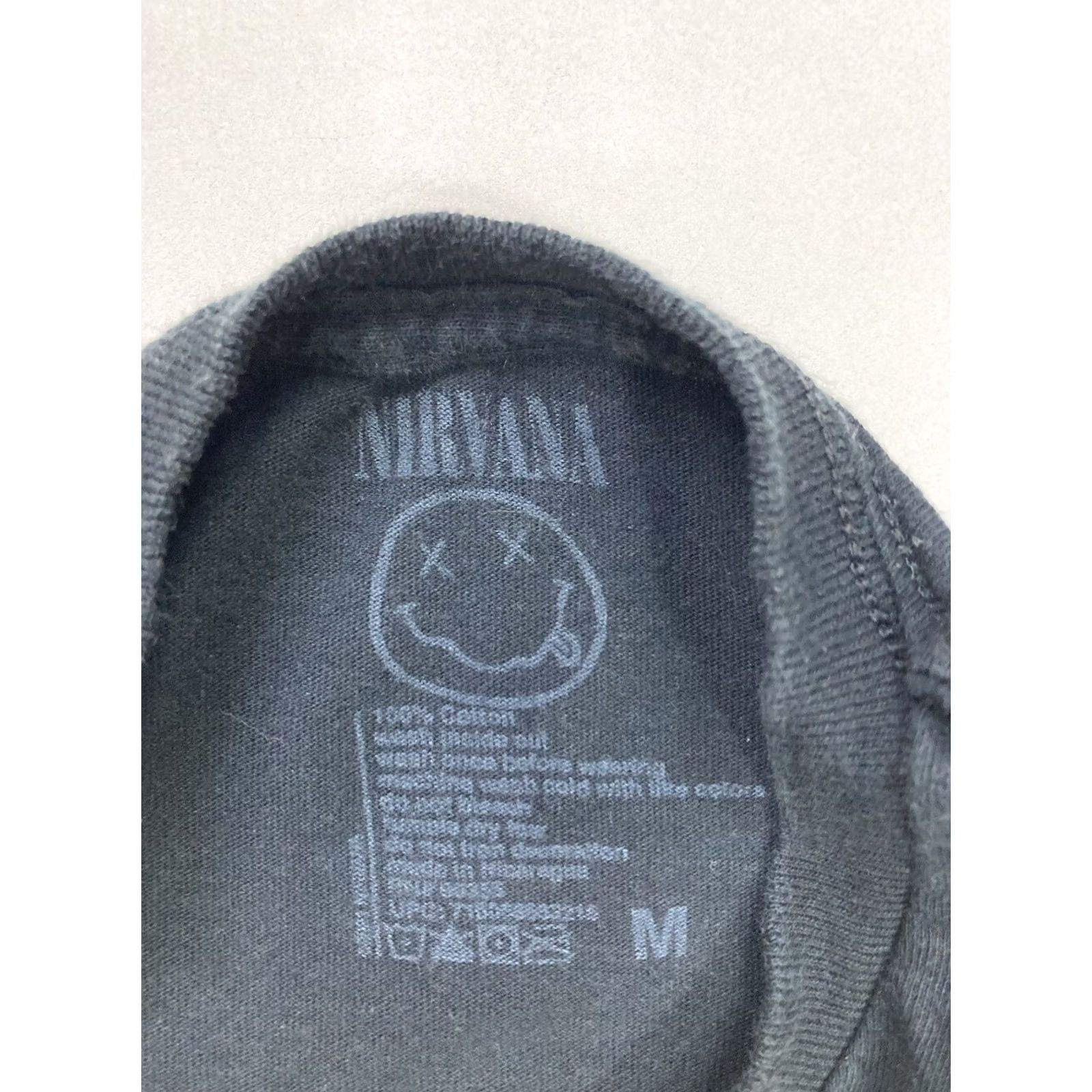 Logo 7 Nirvana T-Shirt Women Medium Black Logo Graphic Crew Neck Short Sleeve Vintage? Size M / US 6-8 / IT 42-44 - 4 Thumbnail