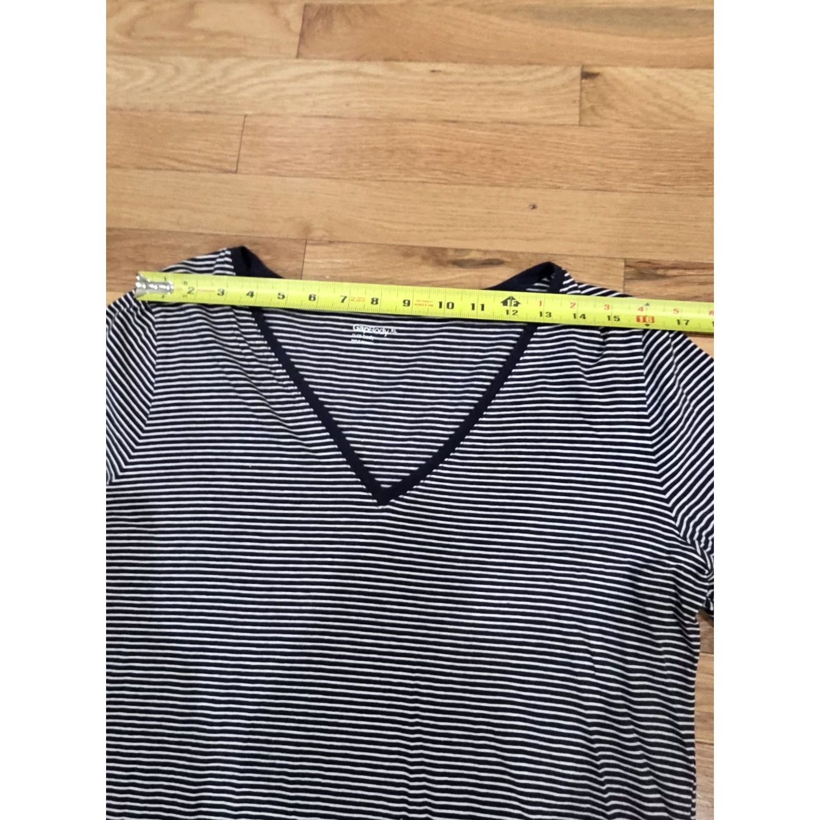 Gap GAP Body Pure Body Nightgown Sleep Shirt Striped XL Navy Blue & White Womens Sleep Shirt Size XL / US 12-14 / IT 48-50 - 4 Thumbnail
