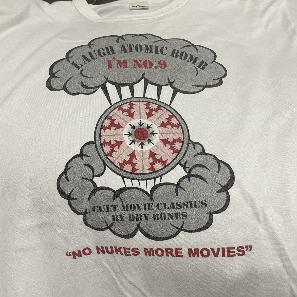Dry Bones × Japanese Brand Dry Bones Japan “Laugh Atomic Bomb” Tee - Rare Cult Graphic Size US L / EU 52-54 / 3 - 6 Thumbnail