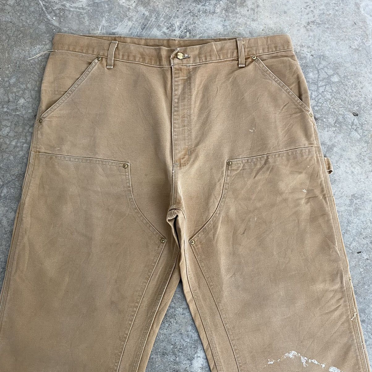 Carhartt Vintage Carhartt Double Knee Faded Splatter Carpenter Pants Size US 38 / EU 54 - 2 Thumbnail