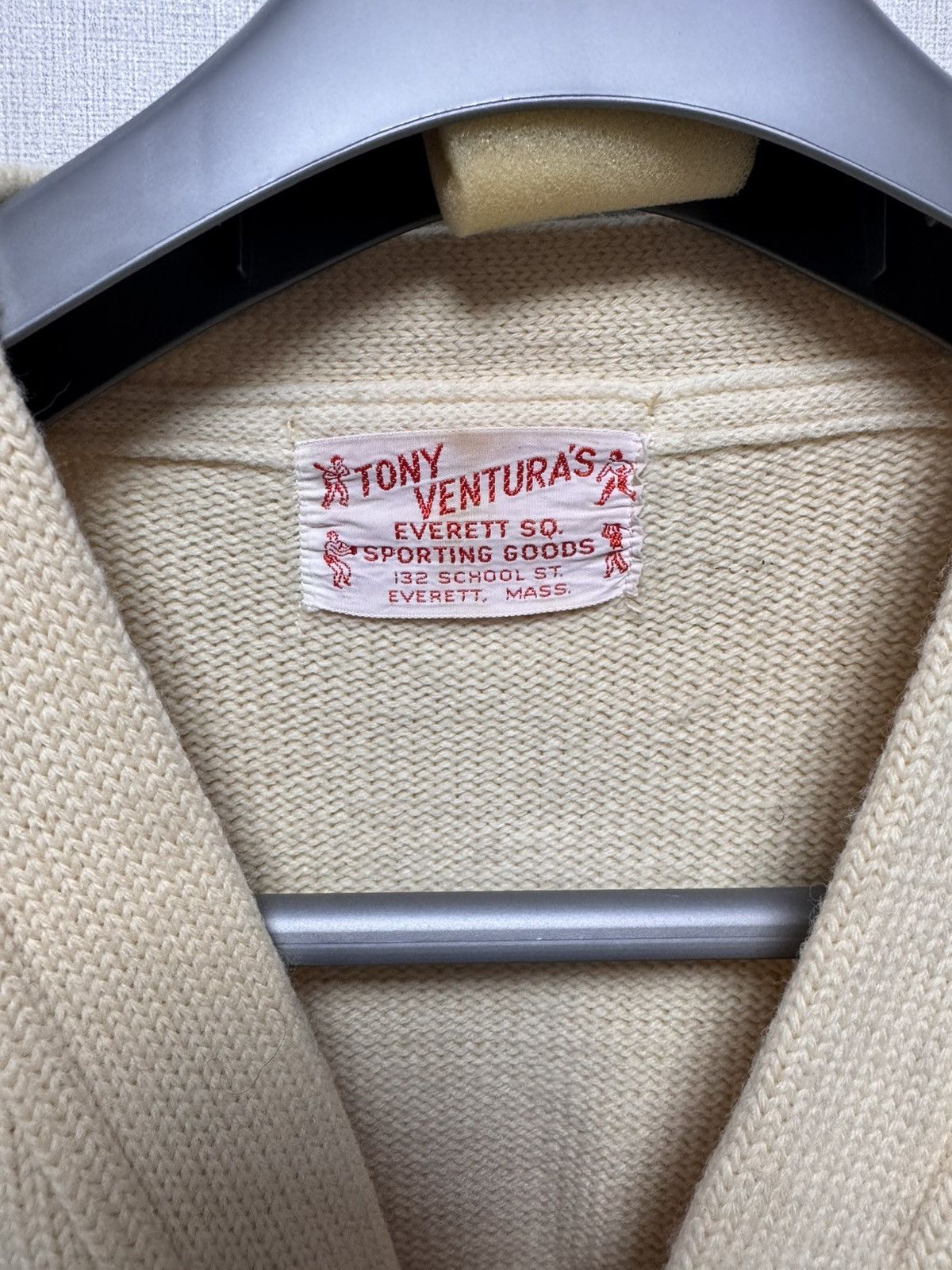 Vintage 1950s - ''X'' Tony Ventura Cardigan Size US M / EU 48-50 / 2 - 2 Thumbnail