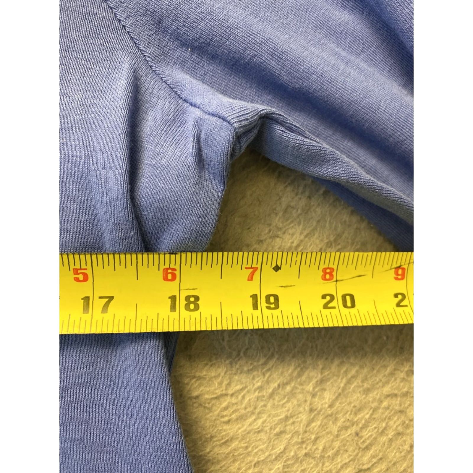 Vintage VINTAGE Chico's Women's T-Shirt Size 1X Blue Casual Solid Cotton Modal Knit Long Sleeve Women's Top Size XL / US 12-14 / IT 48-50 - 3 Thumbnail