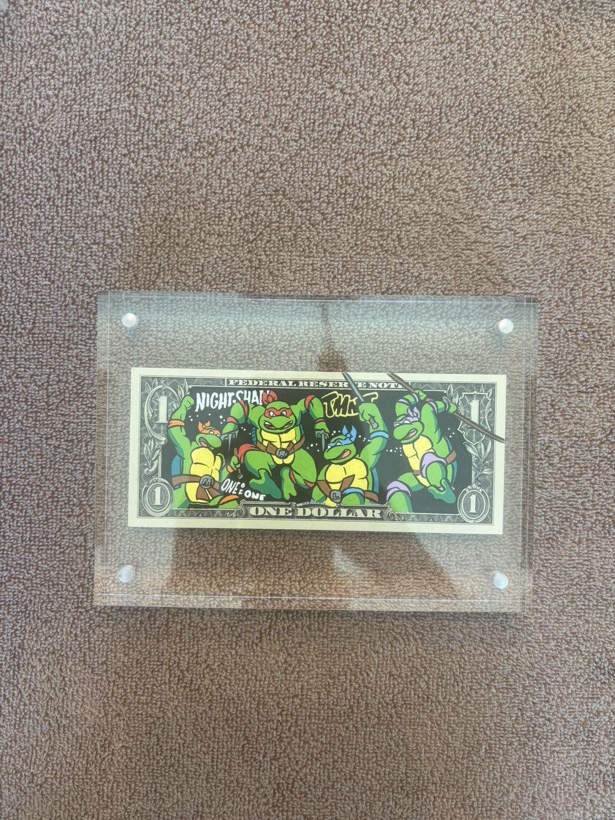 Other David Huynh Limited “Nightshade” Dollar Bill Art Size ONE SIZE - 1 Thumbnail
