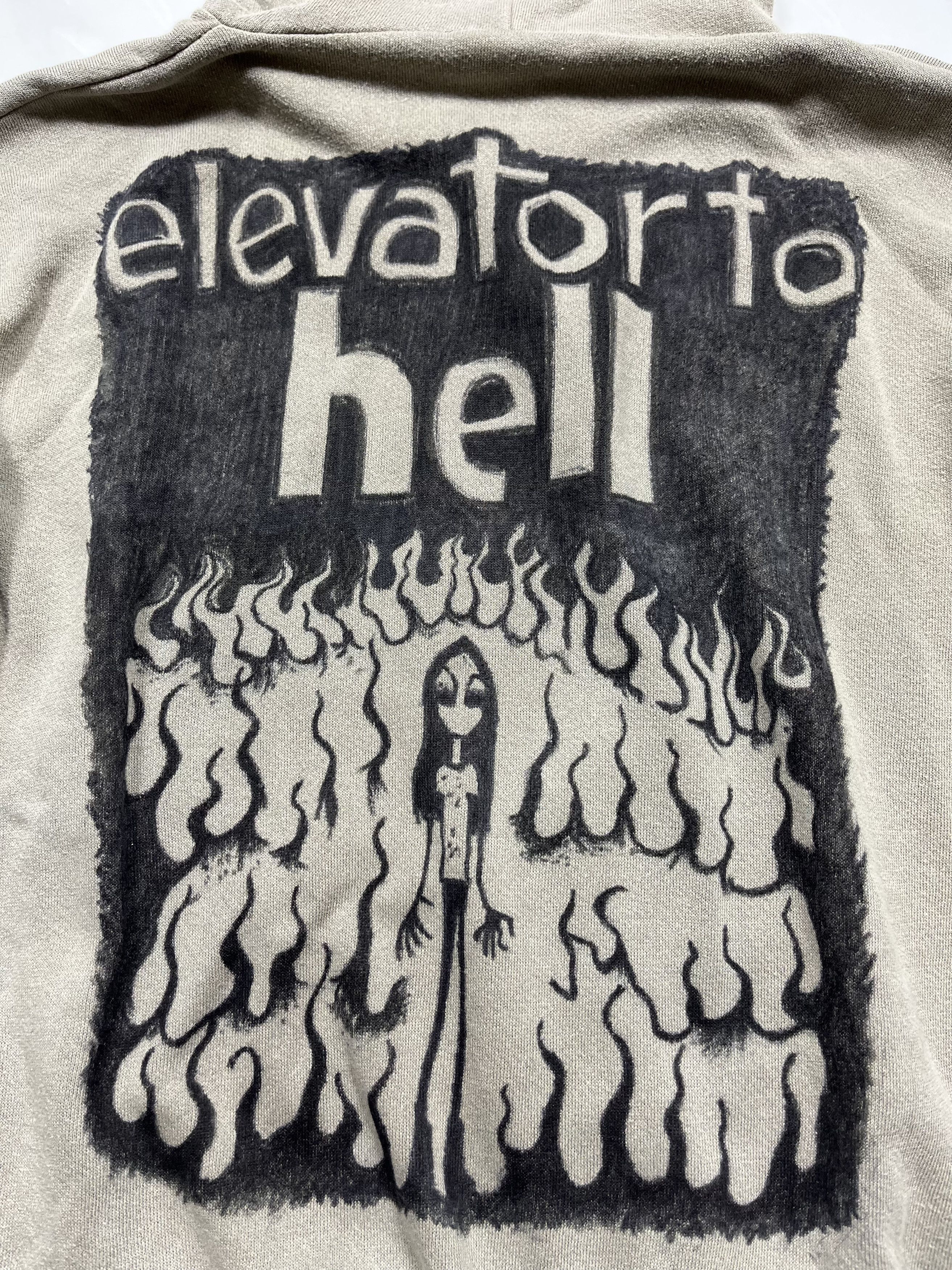 Band Tees Vintage 90s Elevator to Hell Made In Usa Hoodie Grunge Lofi Size US L / EU 52-54 / 3 - 2 Thumbnail