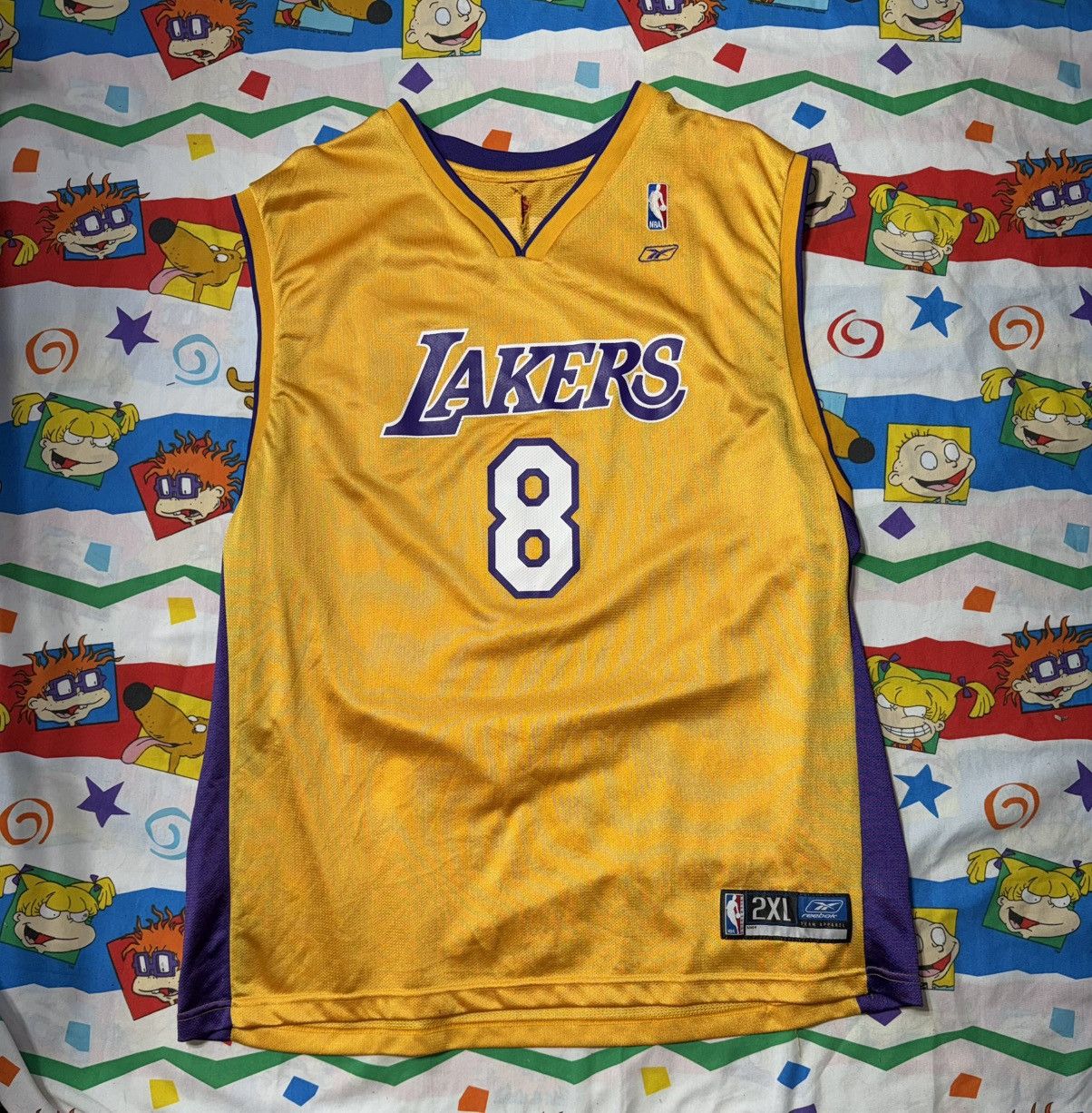 Reebok Vintage Y2K LA LAKERS Kobe Bryant #8 Reebok NBA Jersey Size US XXL / EU 58 / 5 - 1 Thumbnail