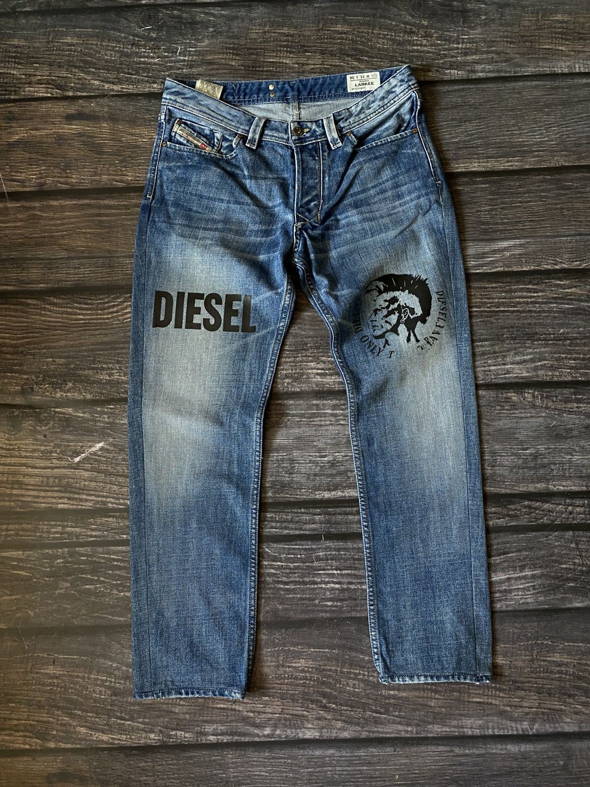 Diesel Diesel vintage Punk logo jeans denim pants Size US 31 - 1 Thumbnail