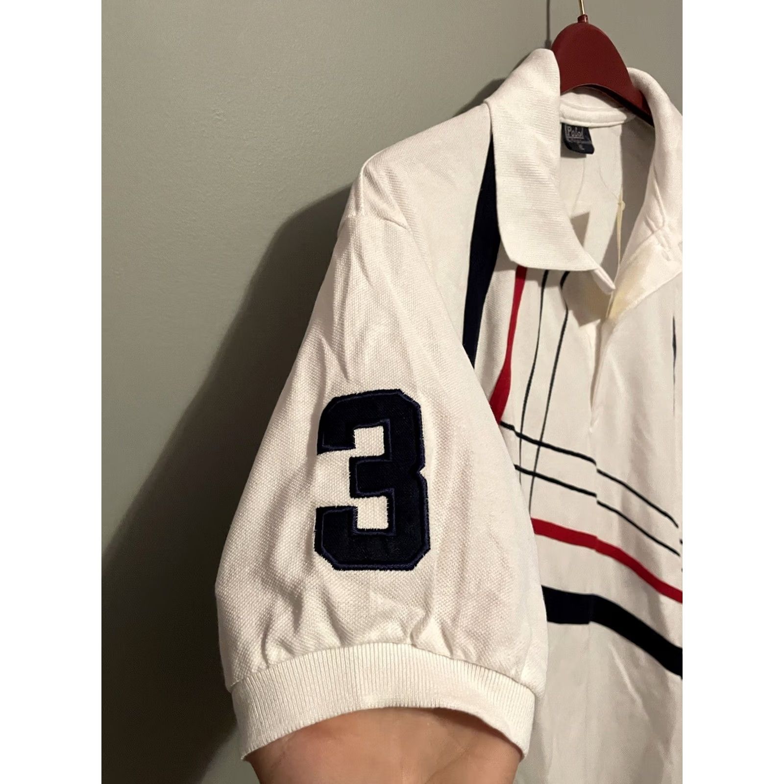 VINTAGE Polo Ralph Lauren Big Pony Logo Shirt Mens XL White