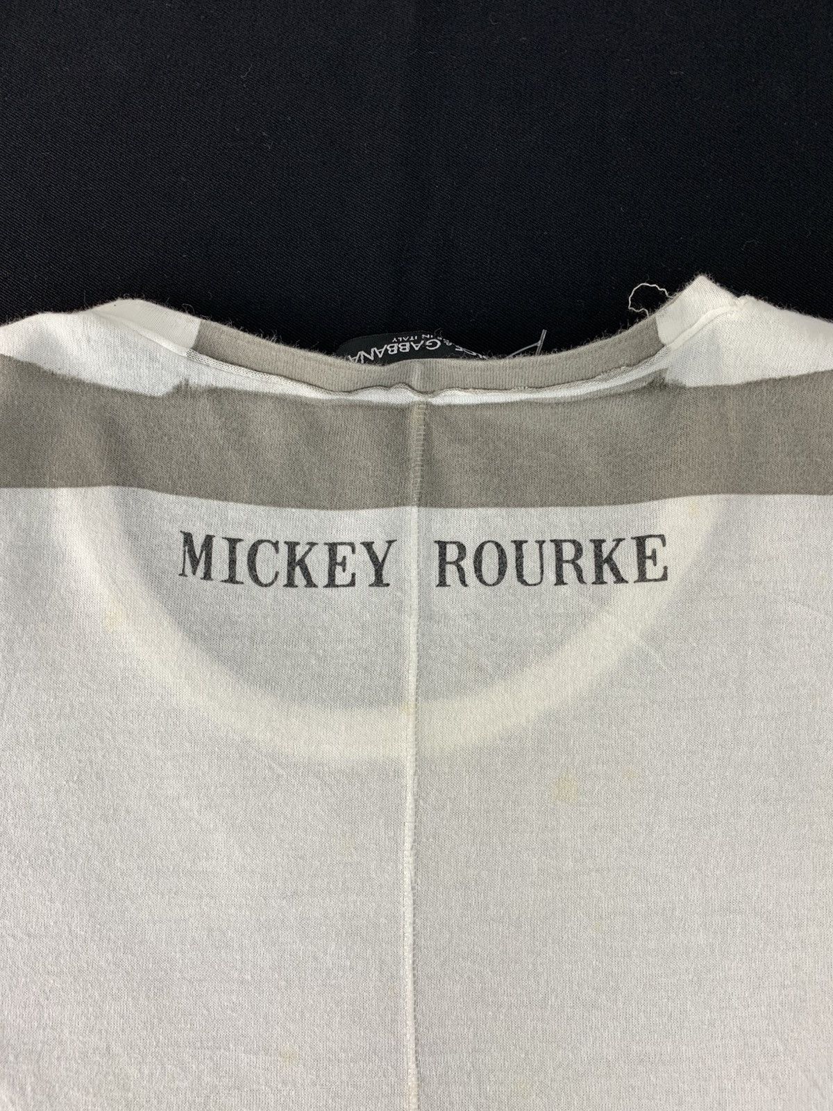 Dolce & Gabbana Dolce & Gabana Mickey Rourke Star Boxer Printed Tee Size S / US 4 / IT 40 - 10 Thumbnail