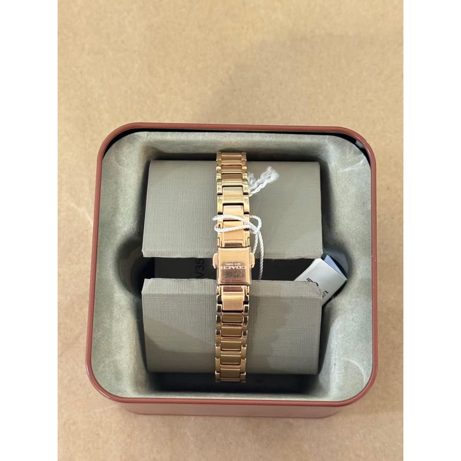 Coach Coach Madison Crystals White Dial Rose Steel Strap 14502405 Size ONE SIZE - 2 Thumbnail