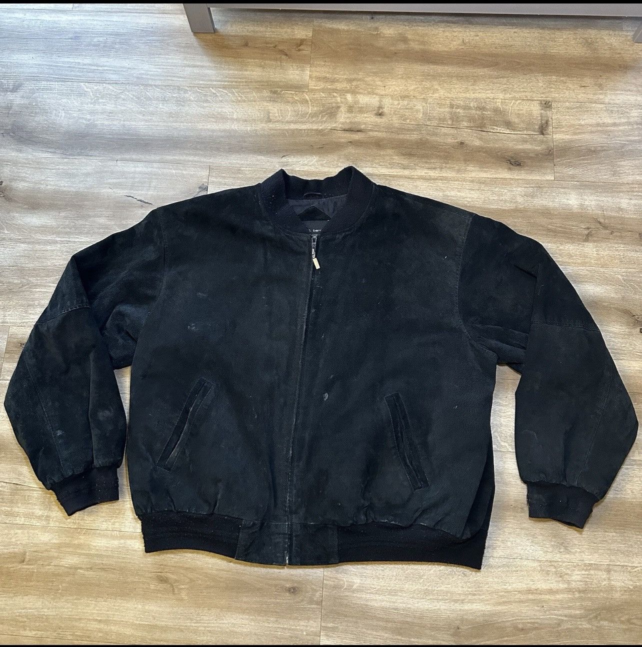 Croft & Barrow Croft & Barrow Leather Bomber Jacket Mens 2XL Bikercore Size US XXL / EU 58 / 5 - 1 Thumbnail