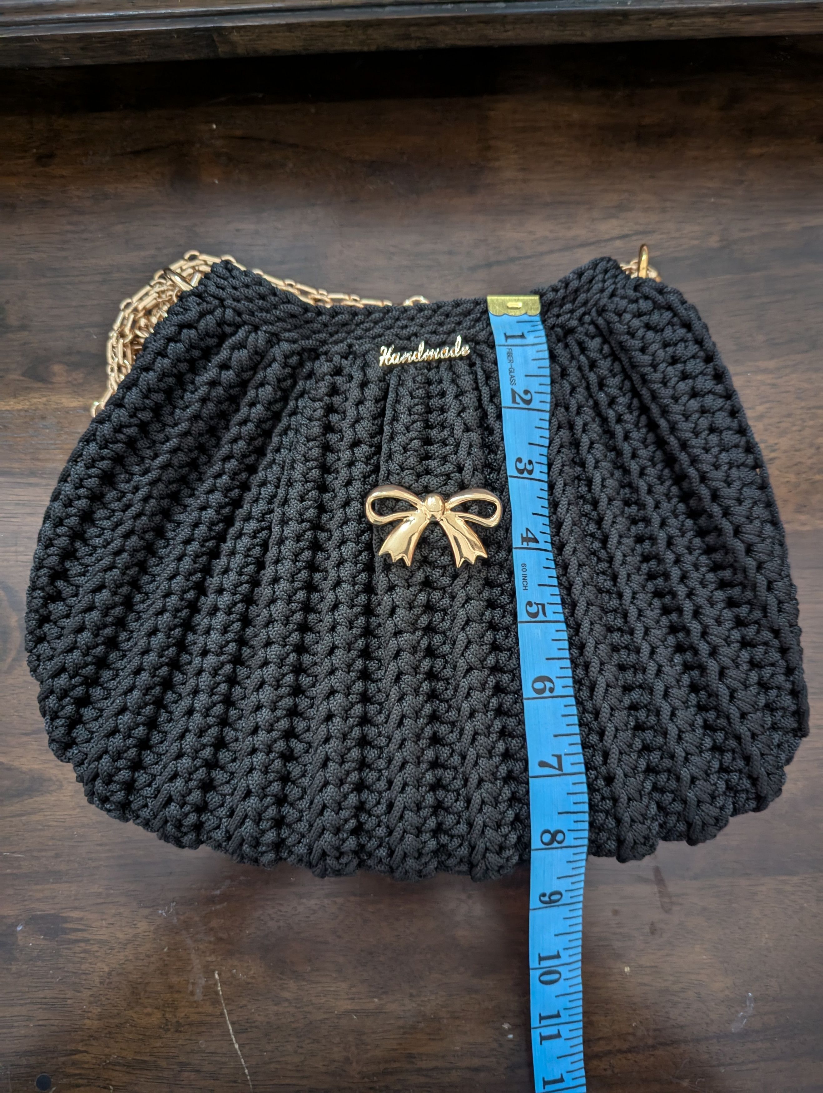 Art Comes First × Handmade Shoulder Bag Crochet Hand Made Size ONE SIZE - 6 Thumbnail