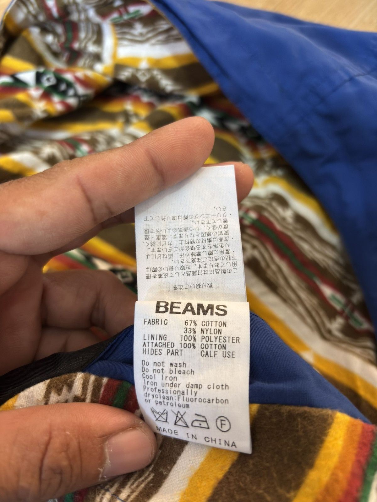 Beams Japan Beams Hoodie Navajo Zipper Jacket Size US M / EU 48-50 / 2 - 6 Thumbnail