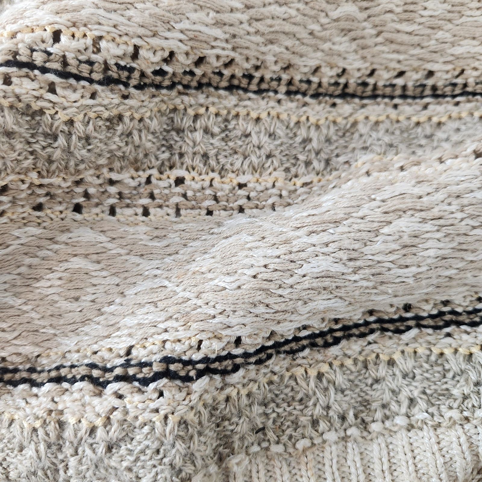 Liz Claiborne Vintage NWT Silk & Linen Vest Lizsport M Crochet Knit Size M / US 6-8 / IT 42-44 - 9 Thumbnail
