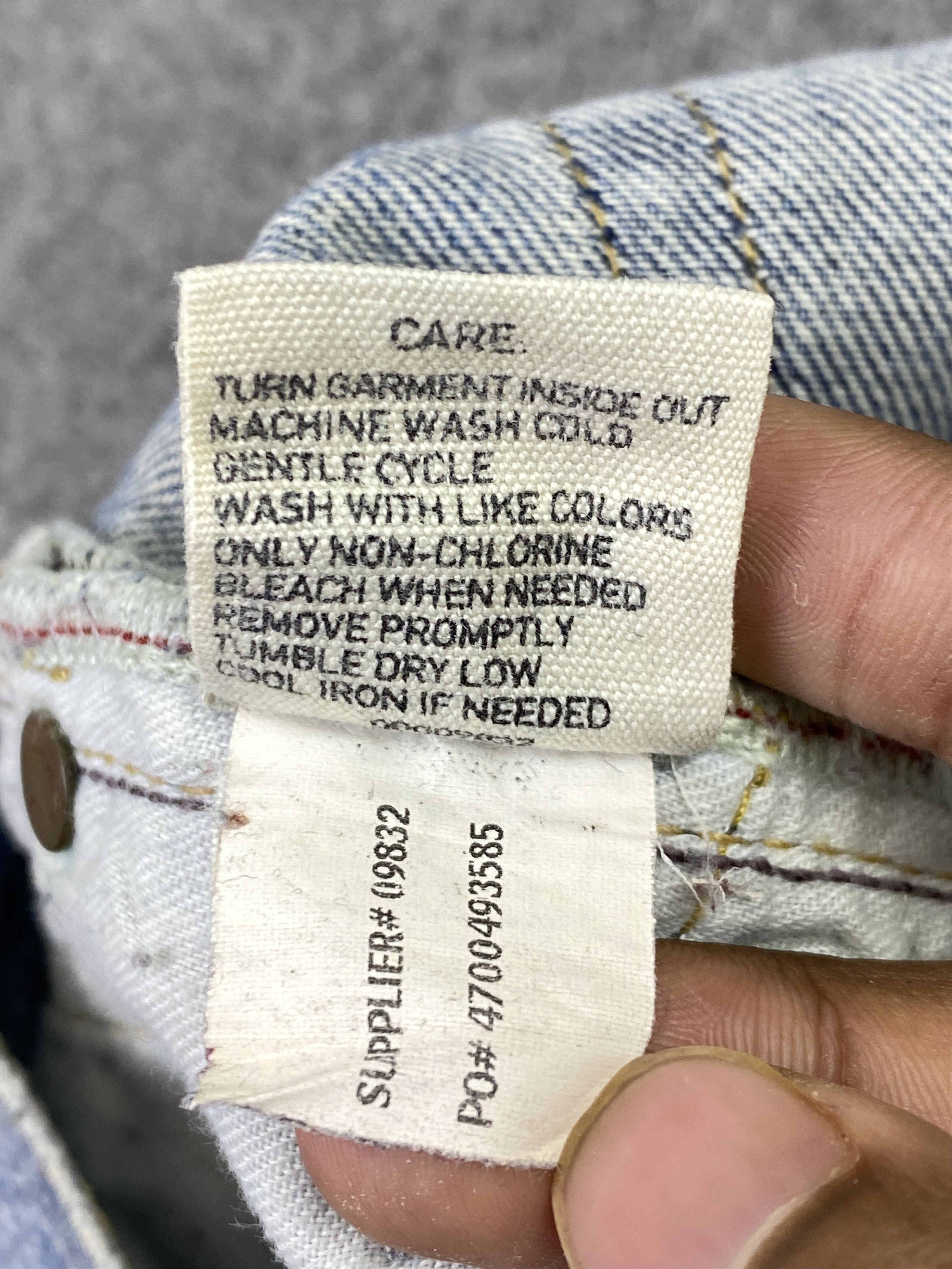 Polo Ralph Lauren Vintage Polo Ralph Lauren Selvedge Faded Blue Jeans DP2855 Size US 37 - 8 Thumbnail