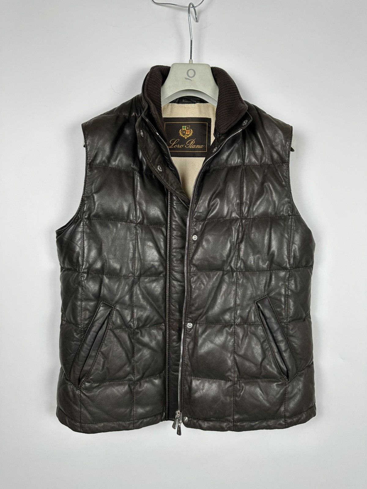 Loro Piana Loro Piana Quitted Leather Vest Size US S / EU 44-46 / 1 - 1 Thumbnail