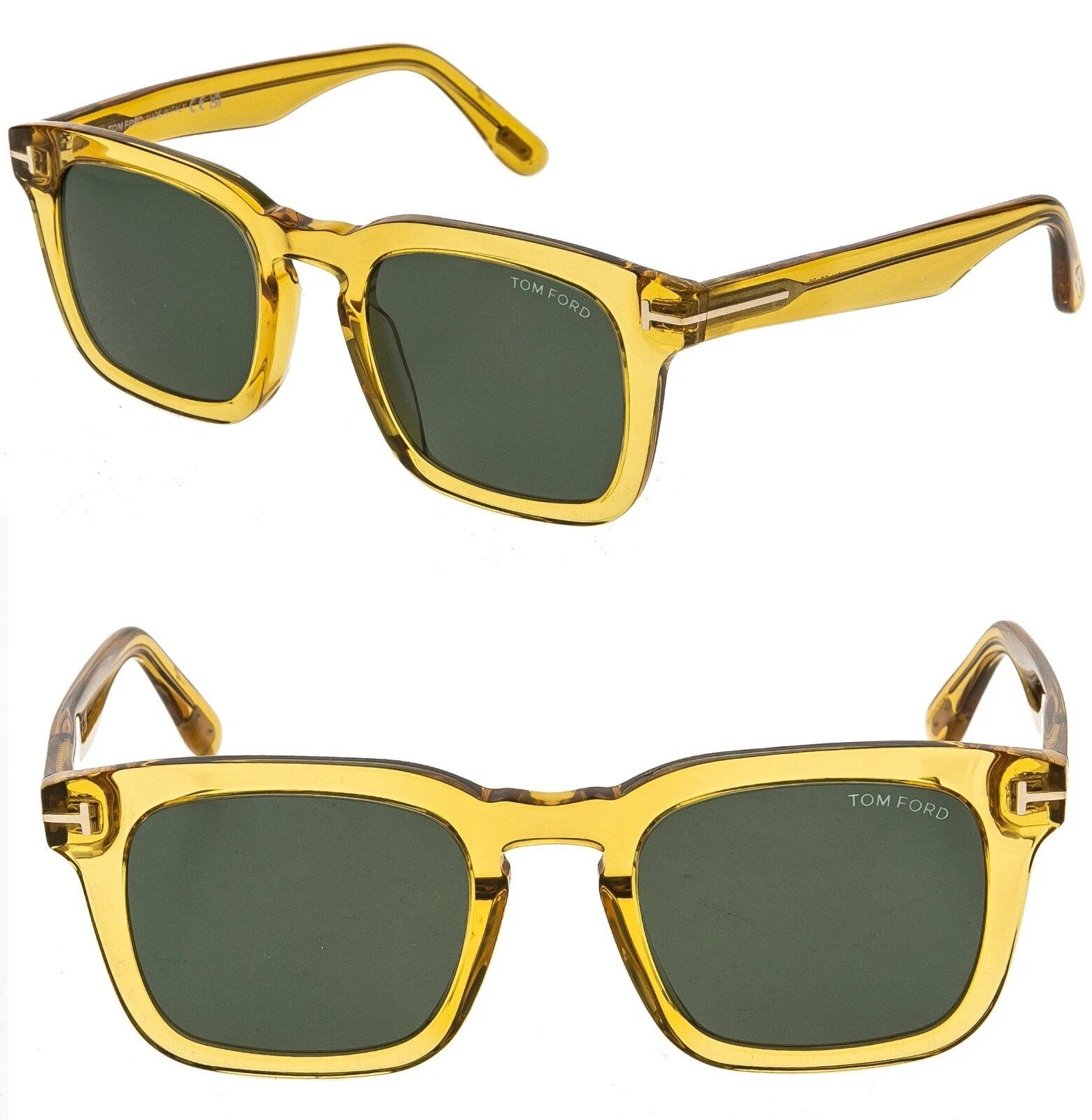 Tom Ford TOM FORD DAX FT0751 39N Crystal Yellow 0751 Sunglasses TF751 Size ONE SIZE - 1 Thumbnail