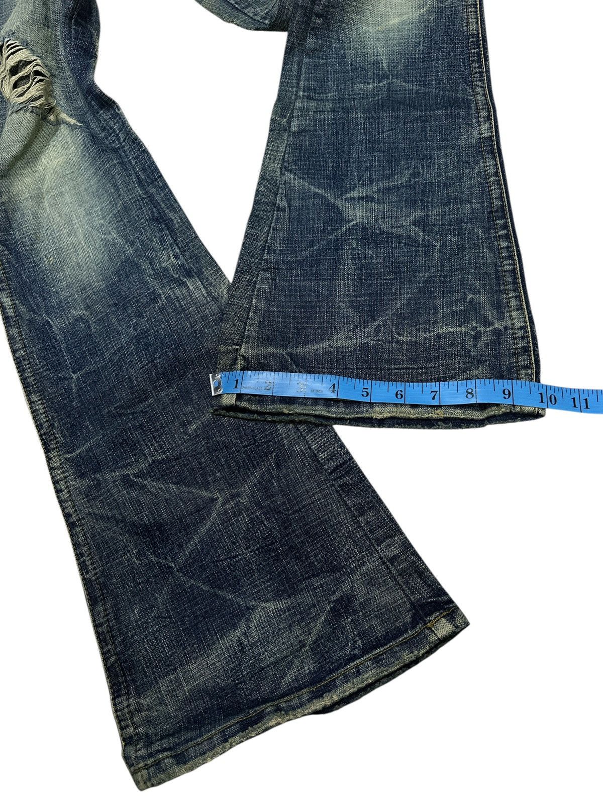Kapital Distress Unbrand Bootcut Flare Denim . Size US 32 / EU 48 - 9 Thumbnail