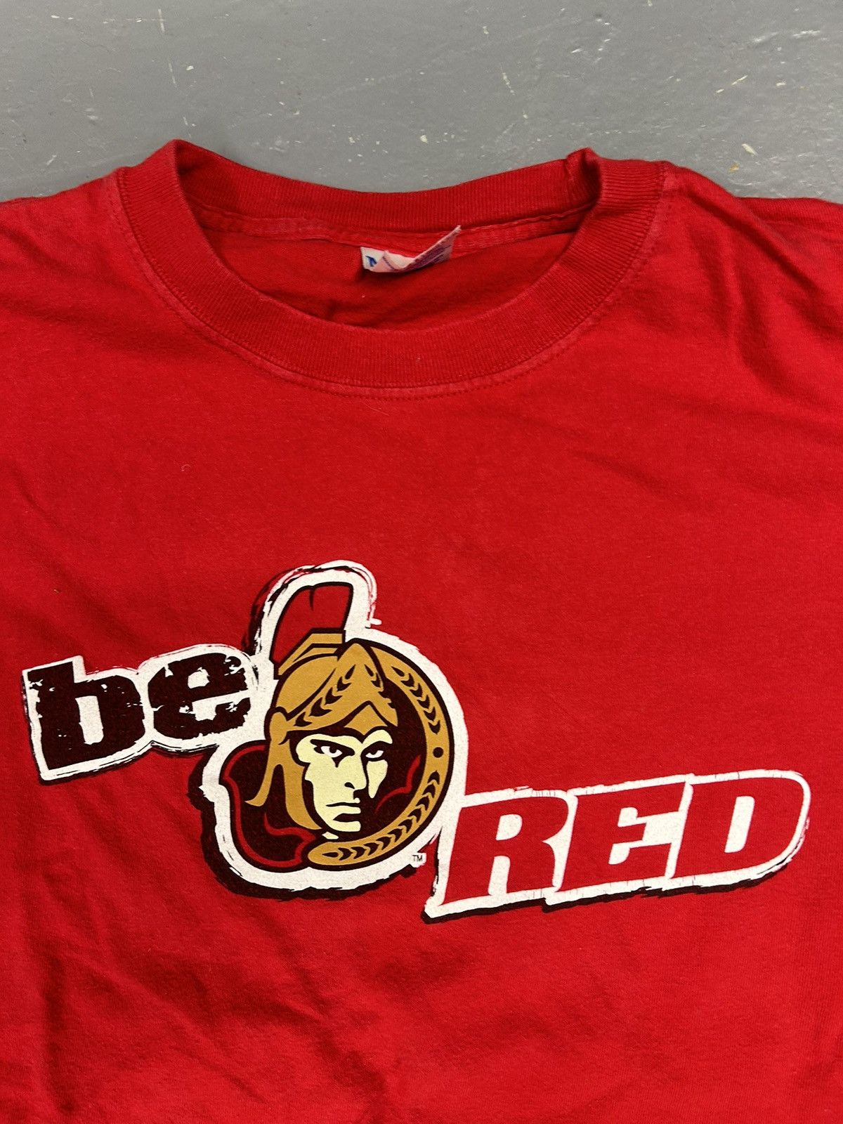 NHL × Vintage Crazy Vintage 90s Essential Ottawa Senators NHL Tee Shirt Size US XL / EU 56 / 4 - 2 Thumbnail