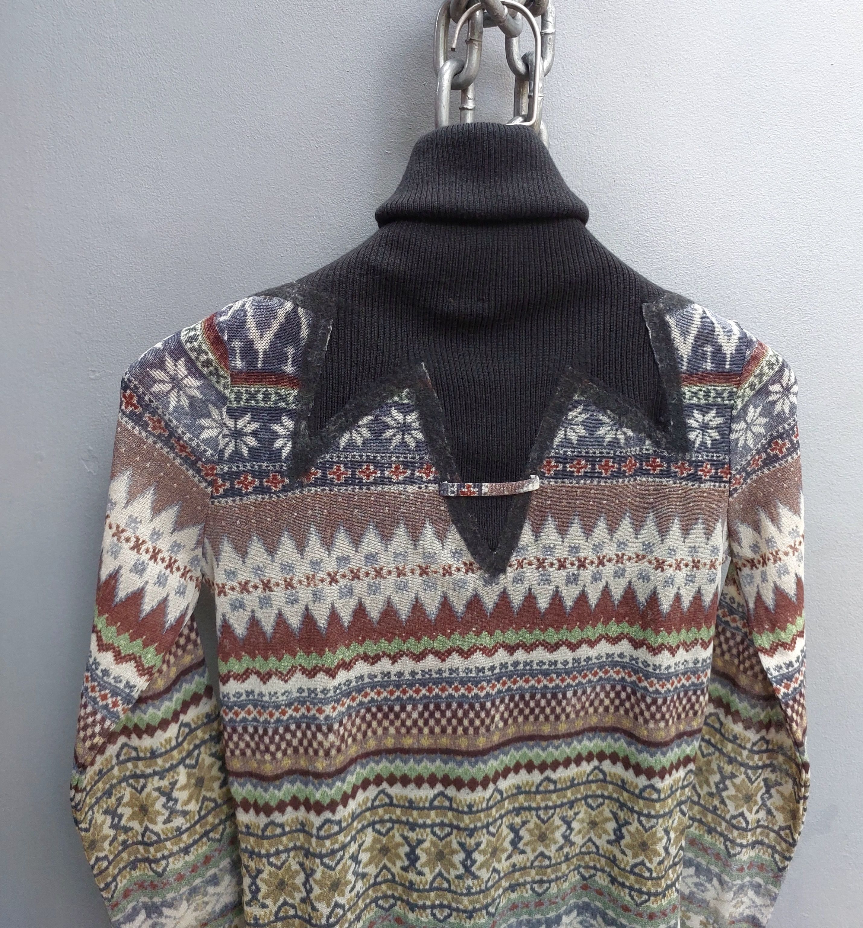Jean Paul Gaultier Jean Paul Gaultier Tribal Print Mesh Top and Skirt Set Size XL / US 12-14 / IT 48-50 - 11 Thumbnail