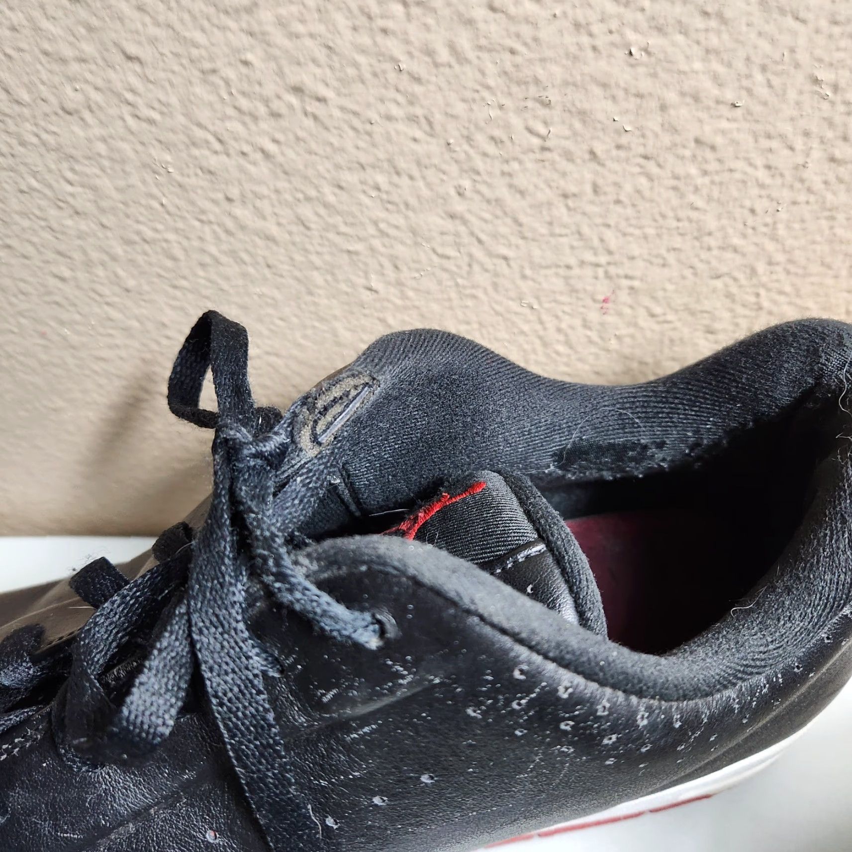 Nike VINTAGE Nike Air Jordan Mens |16| Black Leather Classic 82 Low Top Sneakers Size US M / EU 48-50 / 2 - 3 Thumbnail