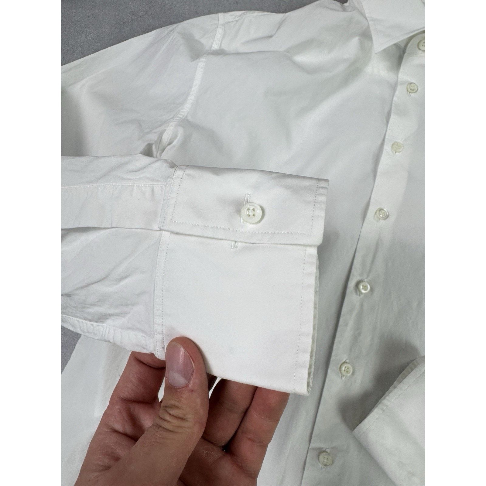 DSQUARED2 Men’s Shirt White Classic Button-Up Cotton Sz 54