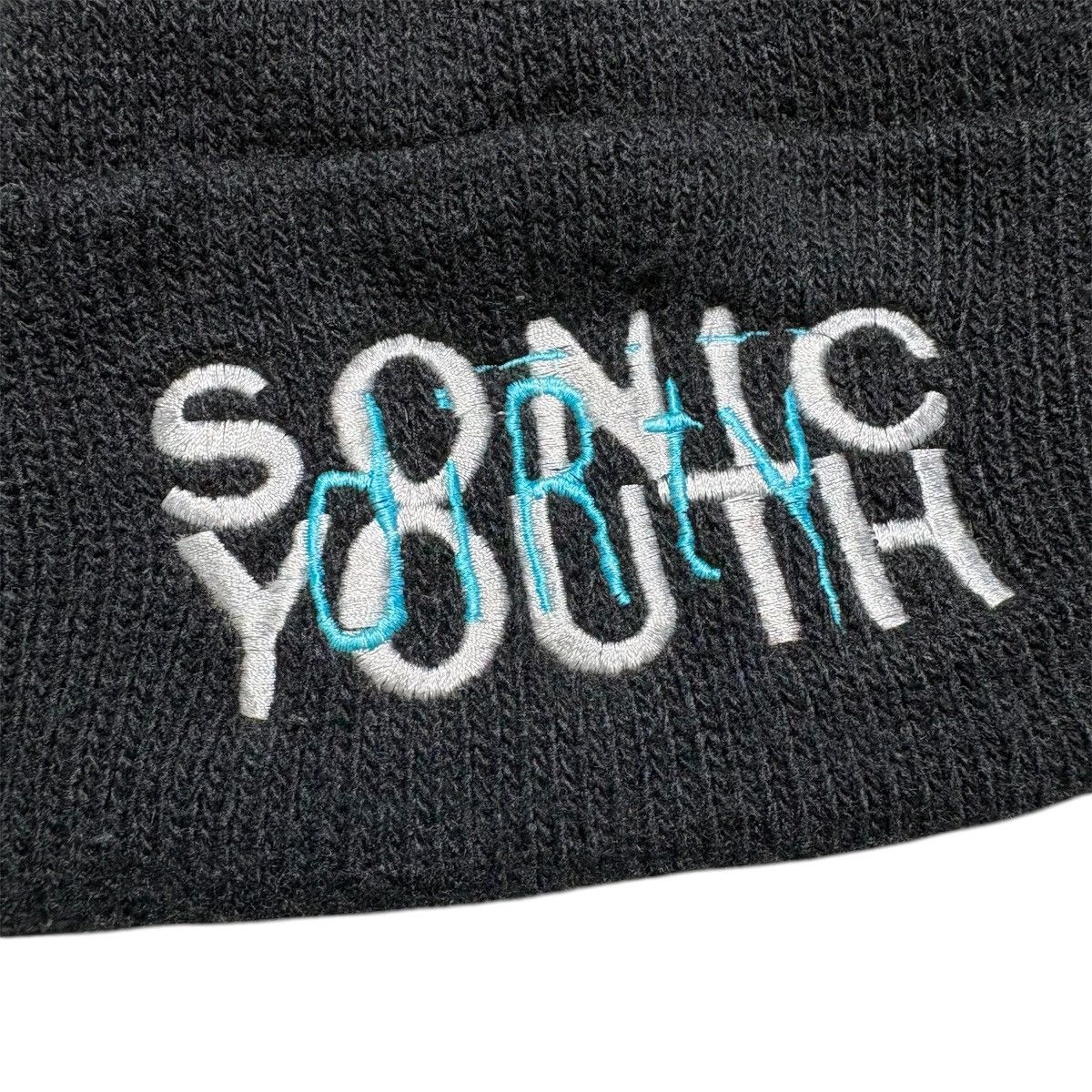 Band Tees Rare Vintage 90s Sonic Youth Dirty Band Beanie Hat Cap Size ONE SIZE - 4 Thumbnail