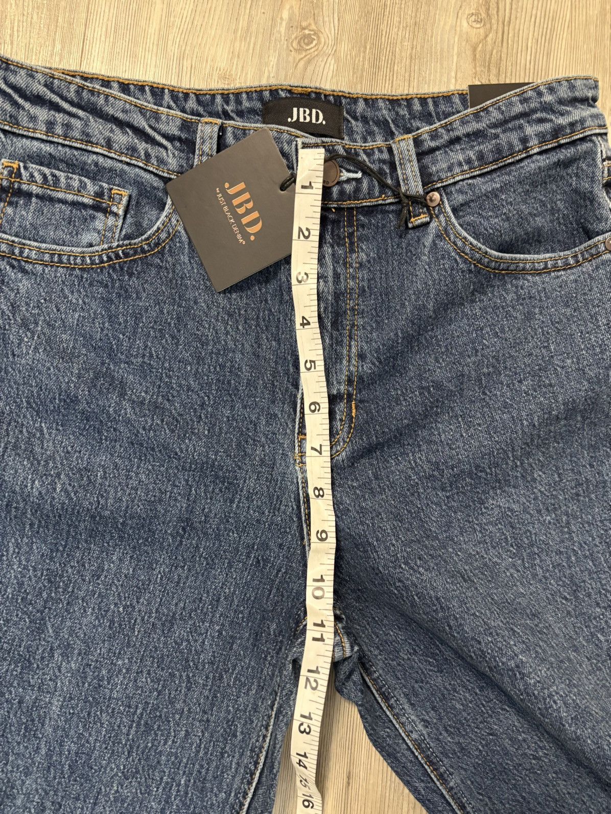 Other Just USA NWT High Rise Retro Straight Leg Jeans Full Length Size 29" - 6 Thumbnail