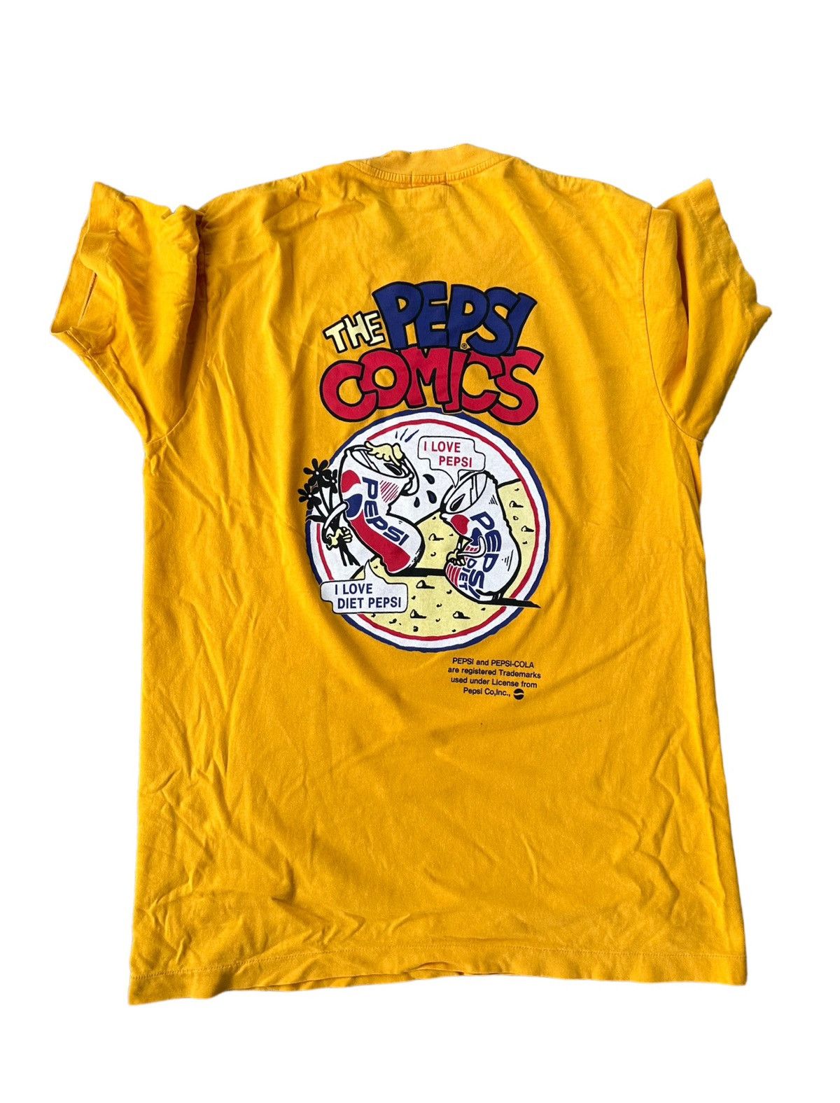 Vintage Vintage 90s Pepsi comics tshirt Size US M / EU 48-50 / 2 - 4 Thumbnail