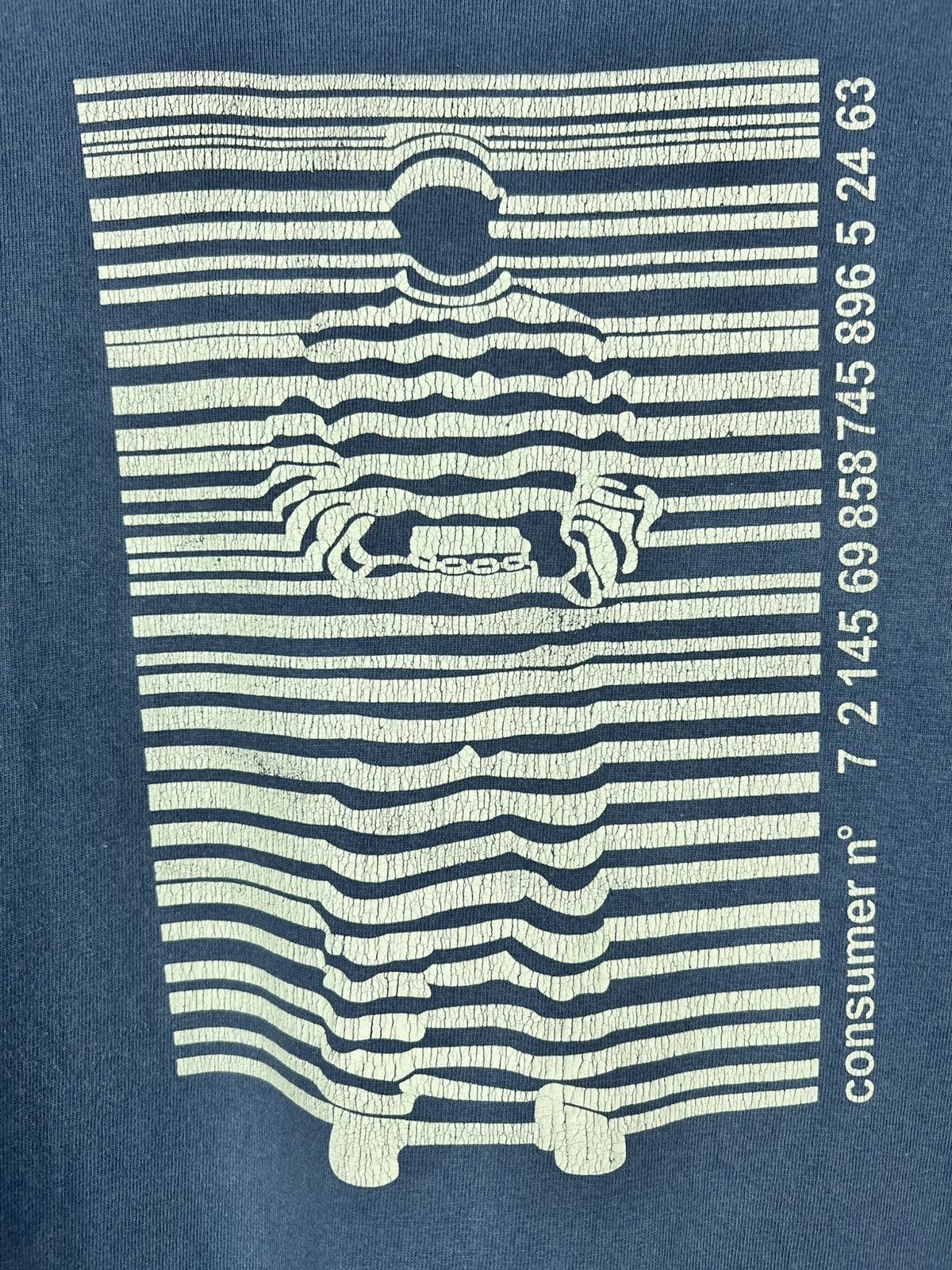 Japanese Brand × Vintage Unfledged Prisoner T shirt Blue Japanese Size US XL / EU 56 / 4 - 4 Thumbnail