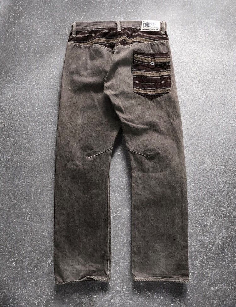 Hysteric Glamour × Japanese Brand × Seditionaries Japanese Brand - Concave Attempt Navajo Jeans Size US 33 - 1 Thumbnail