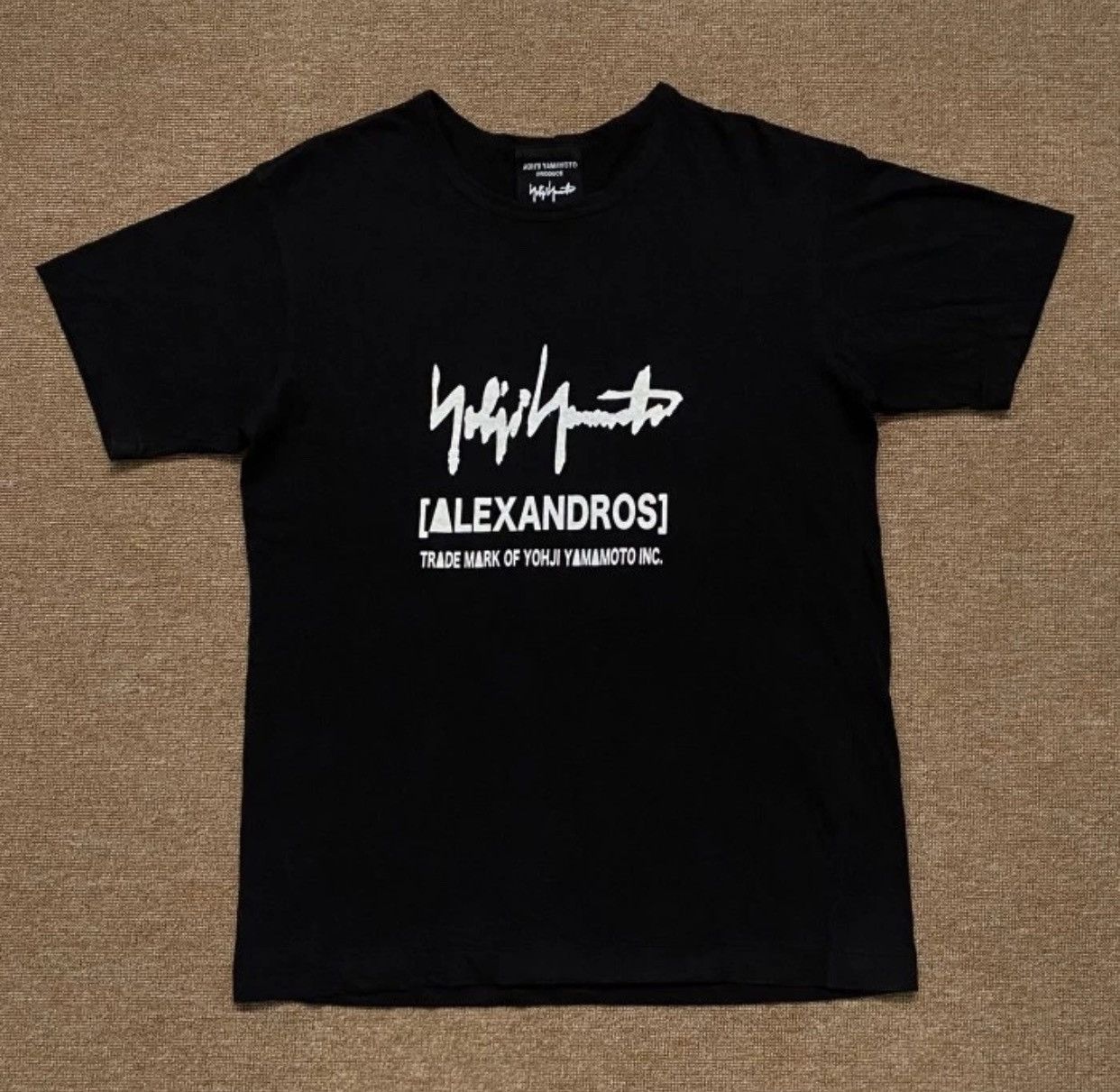 Alexandros] Yohji Yamamoto ロゴプリントTシャツ WILDSIDE YOHJI 