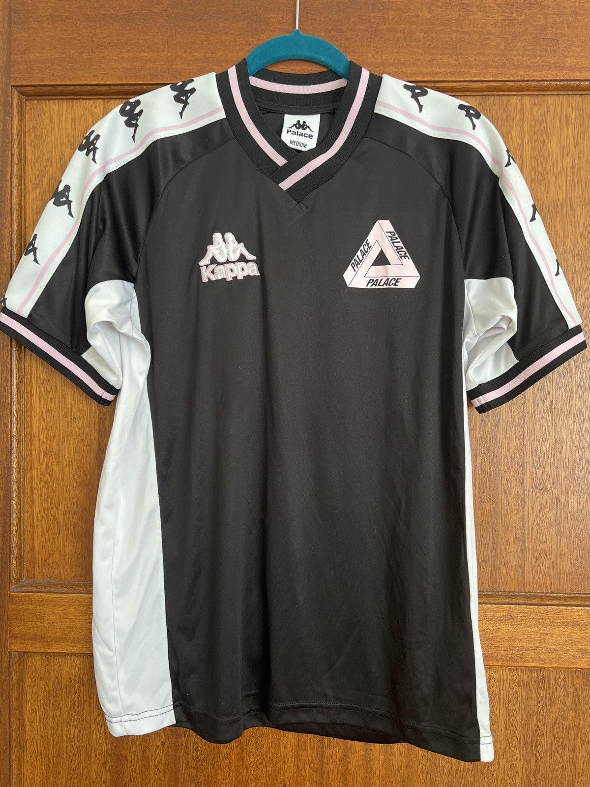 Palace Jersey Drill Top Black/White