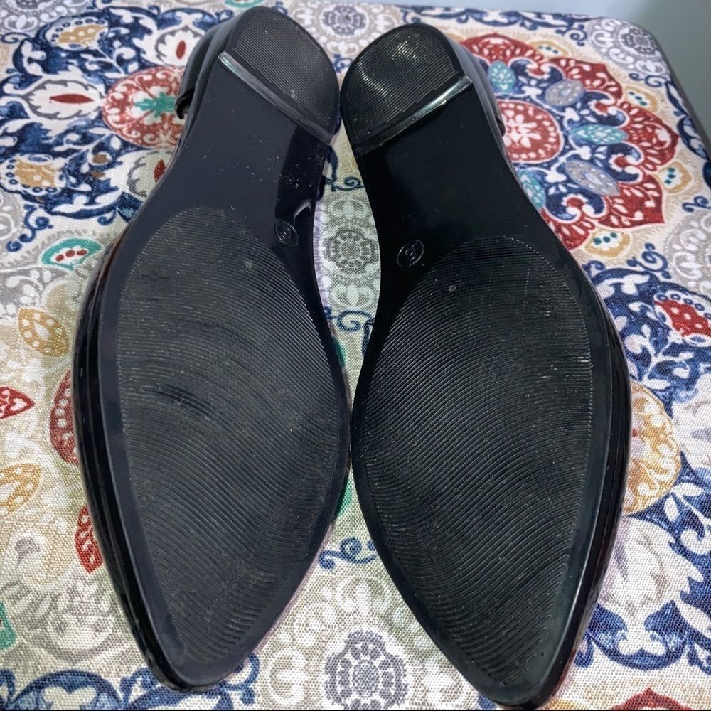 Jeffrey Campbell Jeffery Campbell, Havana Last Jelly Flat D’Orsay Solid Black Patent Women’s 6 M Size US 6 / IT 36 - 3 Thumbnail