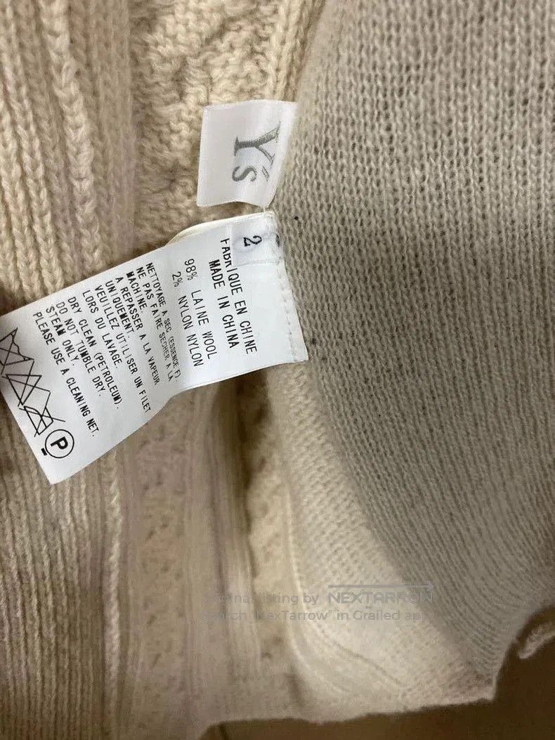 Yohji Yamamoto Yohji Yamamoto Cable Knit Cardigan Size US M / EU 48-50 / 2 - 9 Thumbnail