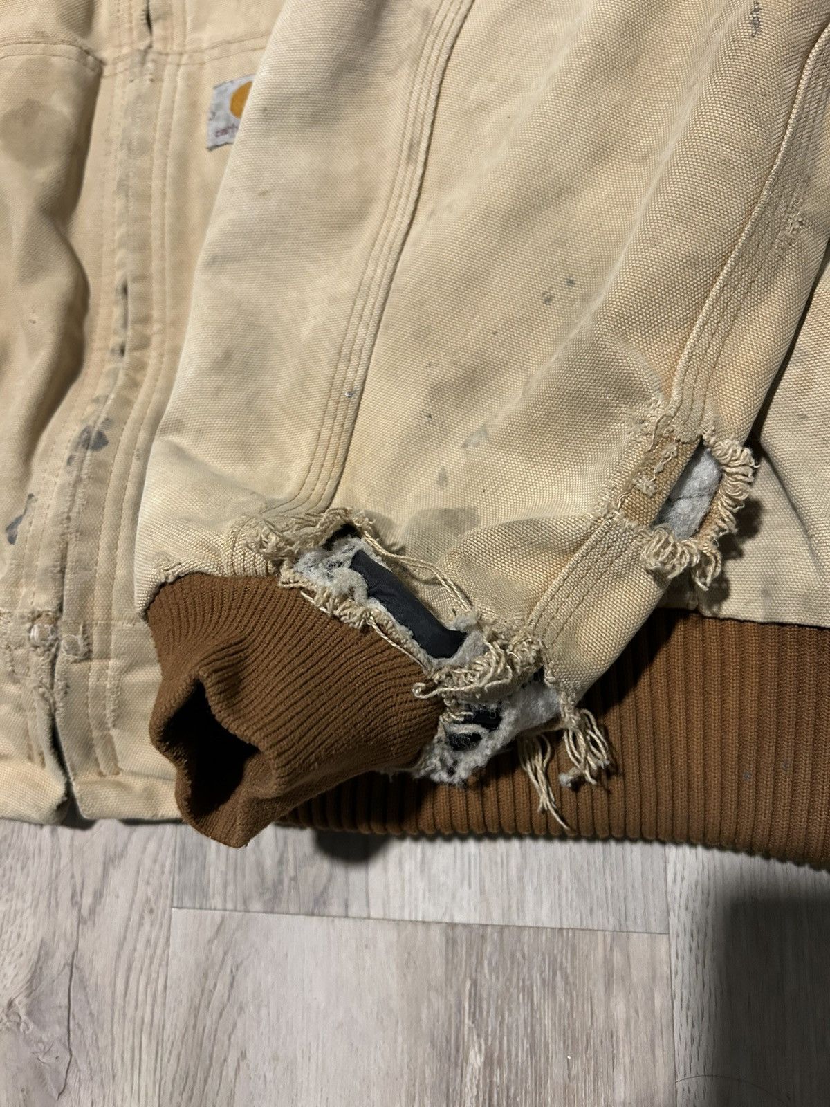 Vintage VINTAGE DISTRESSED CARHARTT JACKET SIZE XL Size US XL / EU 56 / 4 - 2 Thumbnail