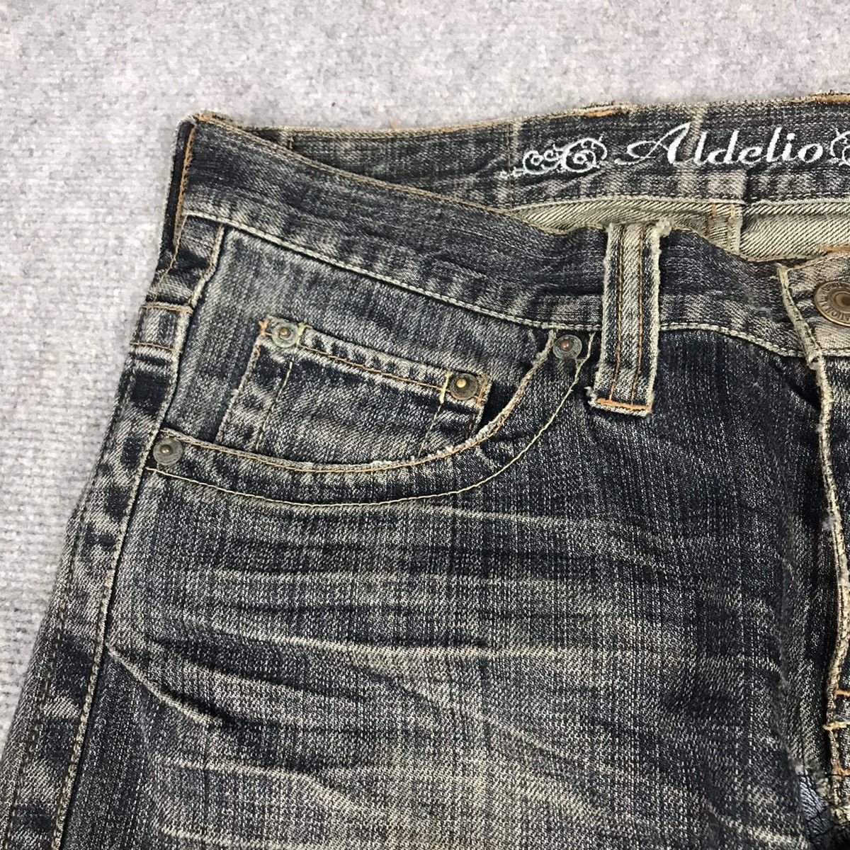 14th Addiction × If Six Was Nine FLARED🔥BOOTCUT ALDELIO JAPAN DISTRESSED DENIM PANTS Size US 30 / EU 46 - 8 Thumbnail