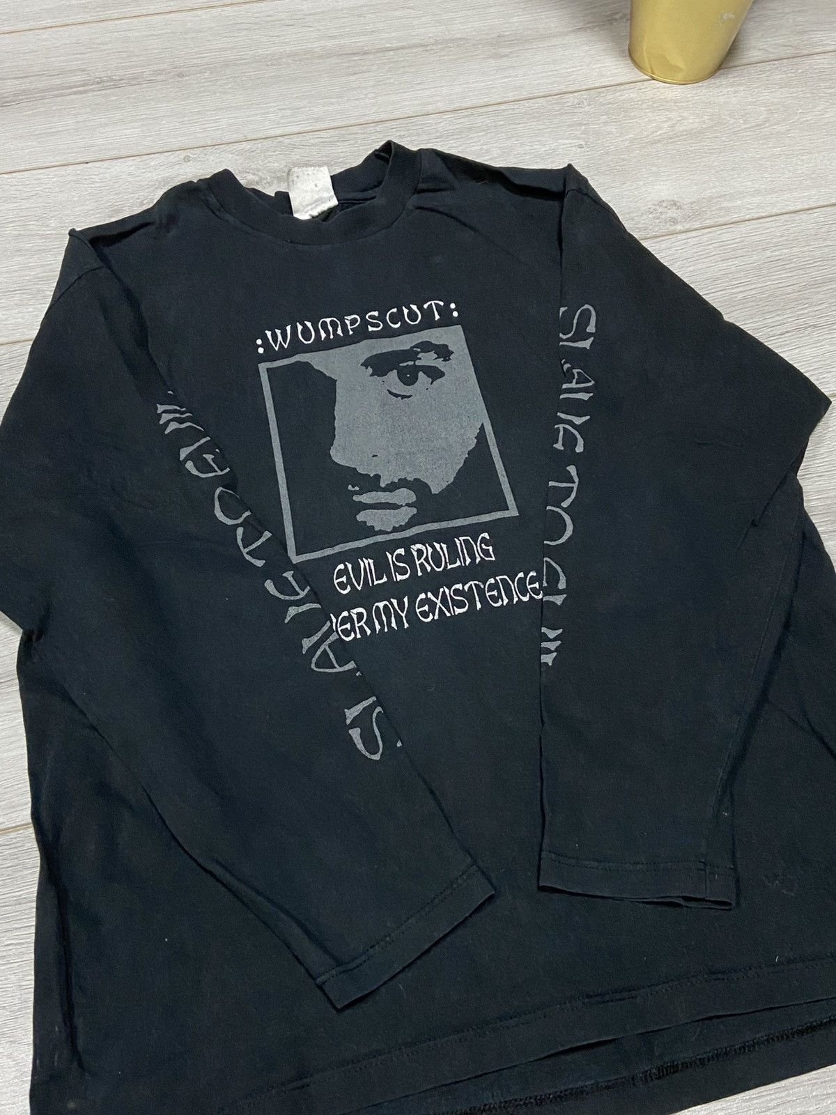 Band Tees Vintage Wumpscut Slave to Evil metal rock longsleeve 90’s Size US XL / EU 56 / 4 - 7 Thumbnail