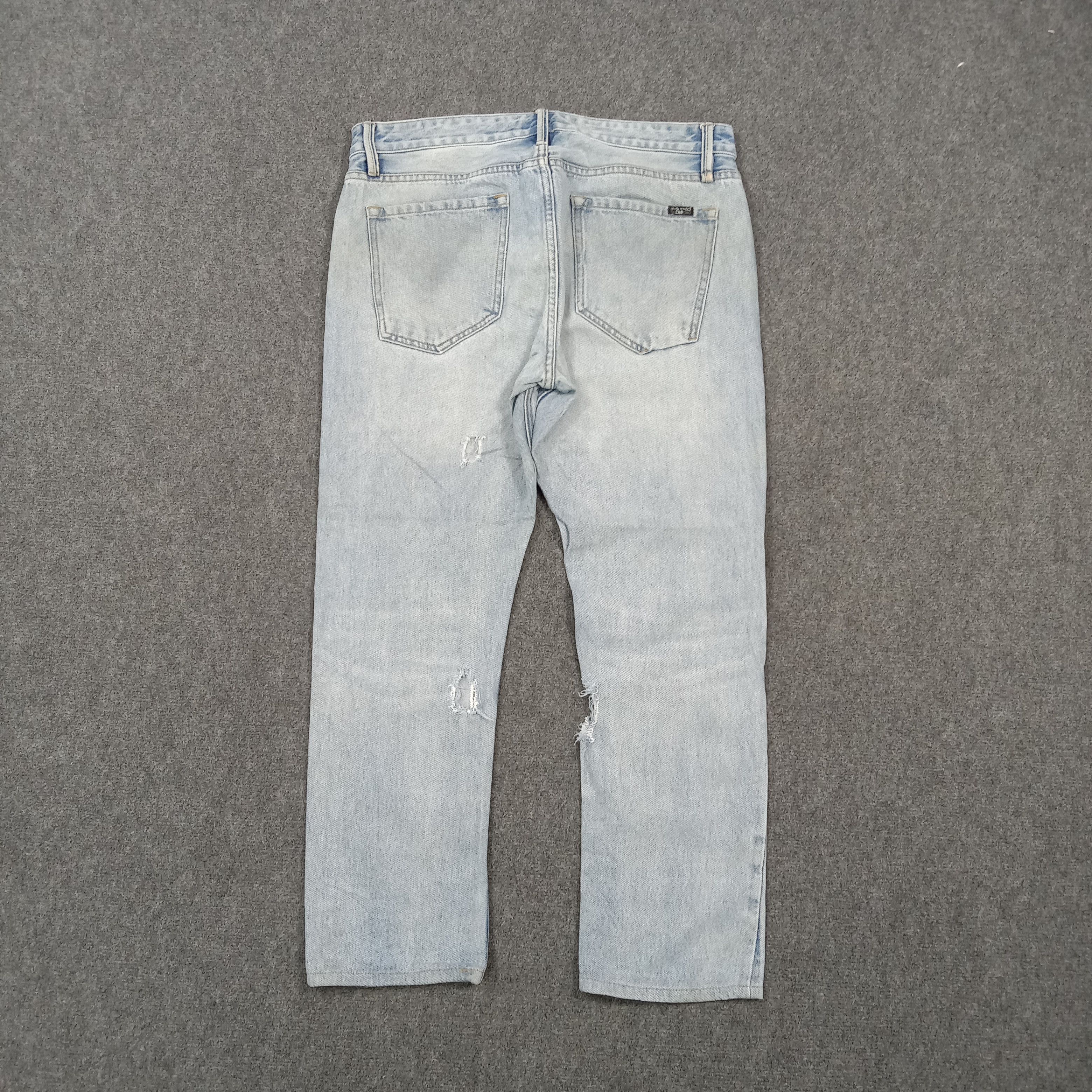 Billabong Vintage Andy Warhol x Billabong Selvedge Denim Jeans C280N9 Size US 35 - 7 Thumbnail