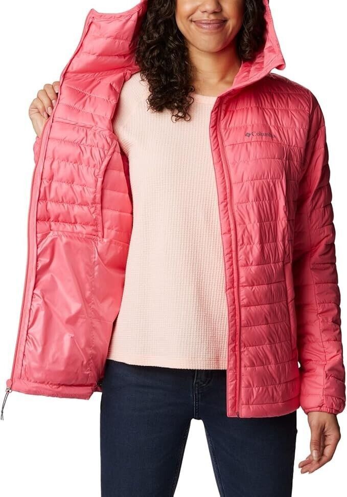 Columbia Columbia Silver Falls Hooded Jacket Camillia Rose ( 3X ) Size 3XL / US 20-22 - 4 Thumbnail