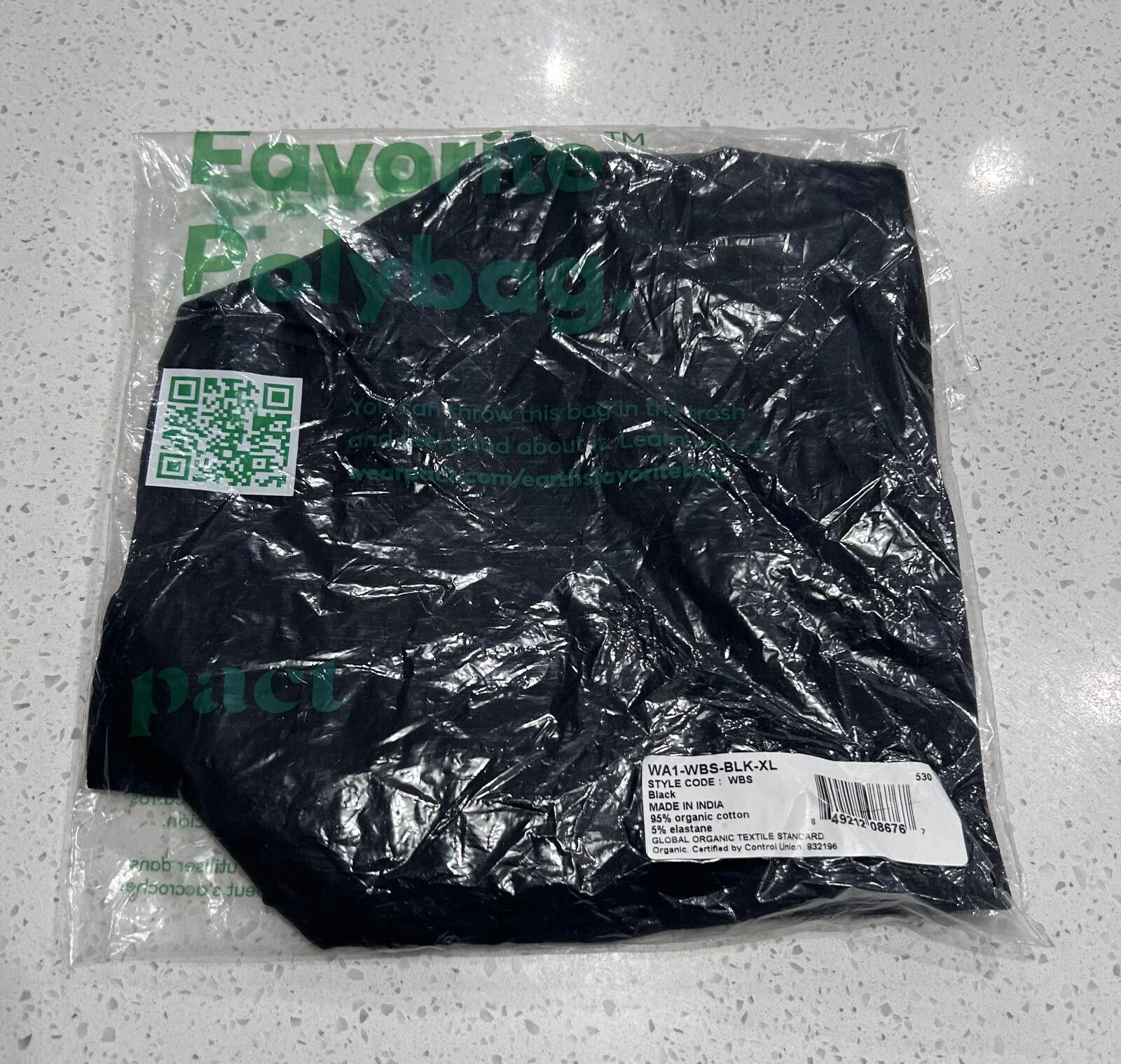Other New! Pact Black XL Organic Women’s Underwear Size ONE SIZE - 3 Thumbnail