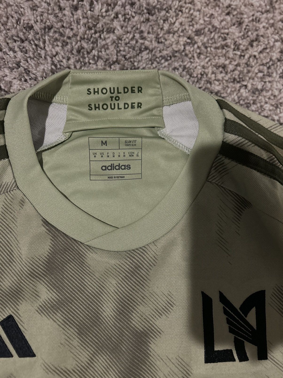 Adidas green mls la jersey Size US M / EU 48-50 / 2 - 2 Thumbnail