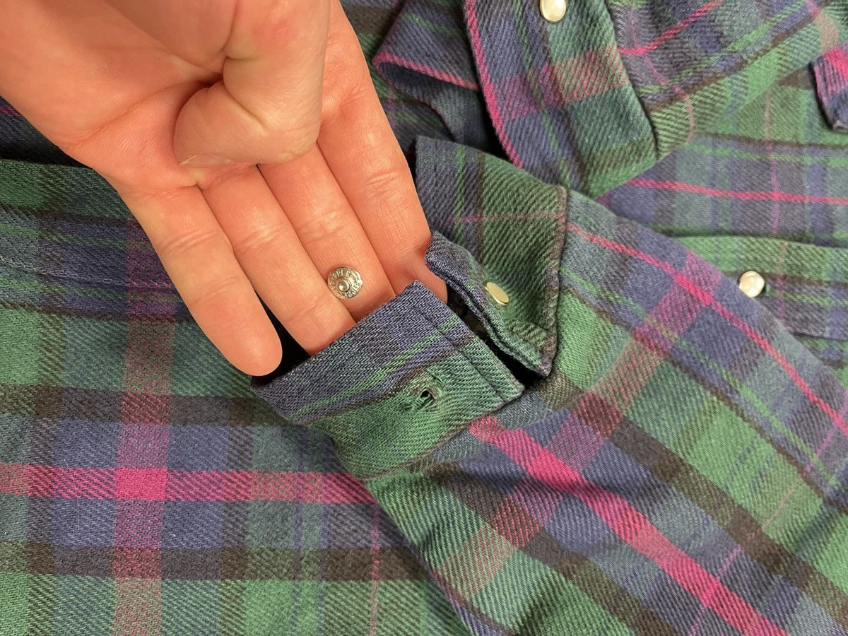 Flannel × Vintage Vintage 90’s Codet Made in USA Flannel Plaid Shirt Jacket Size US L / EU 52-54 / 3 - 13 Thumbnail